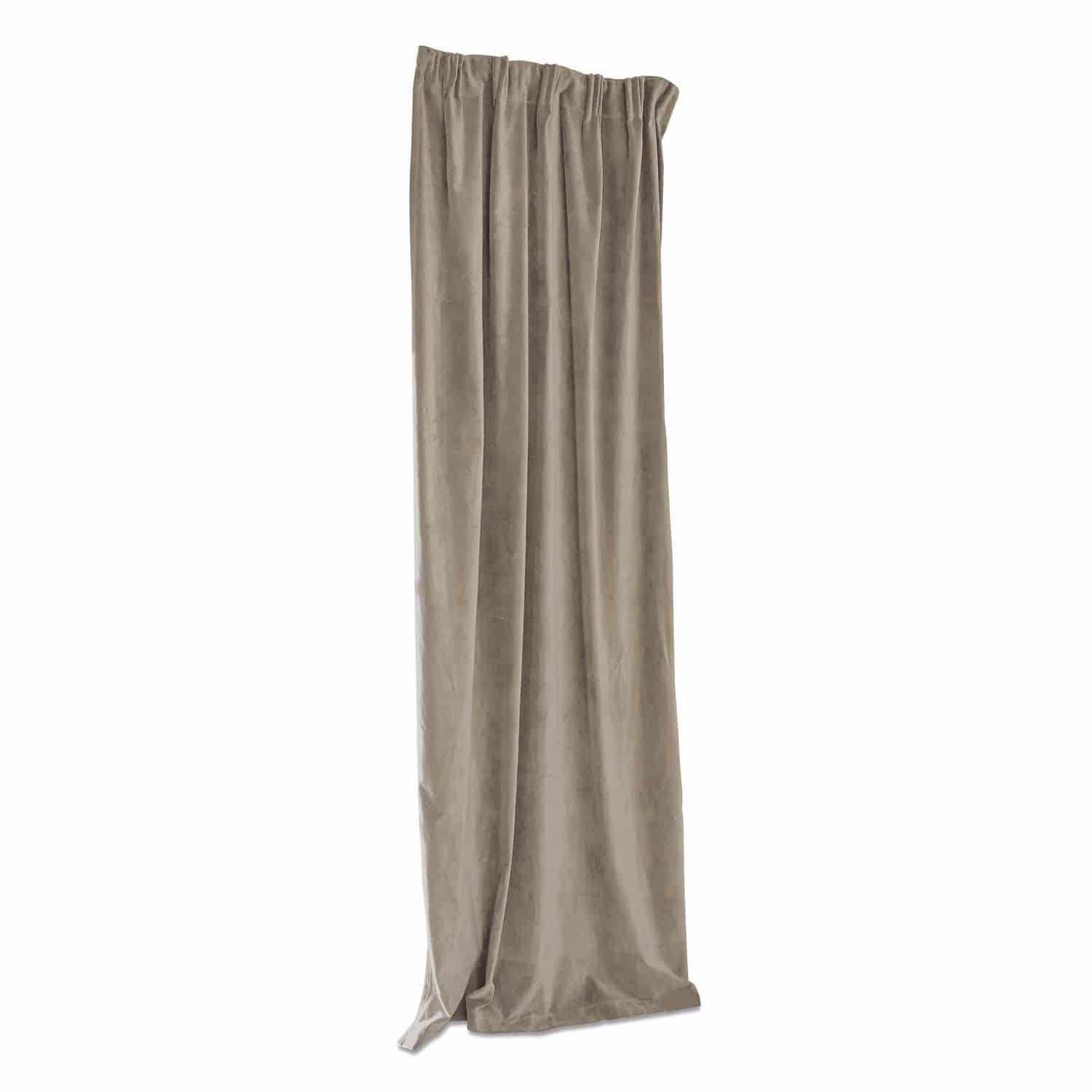 beige Beiger Vorhang Lyannece aus weichem Stoff, ideal für Wohnraumausstattung und Abdunkelung