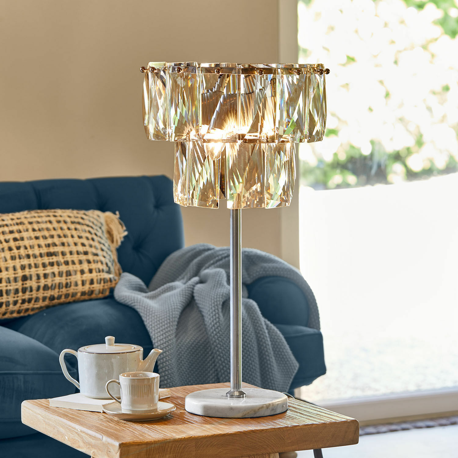 Tischlampe Crystalford