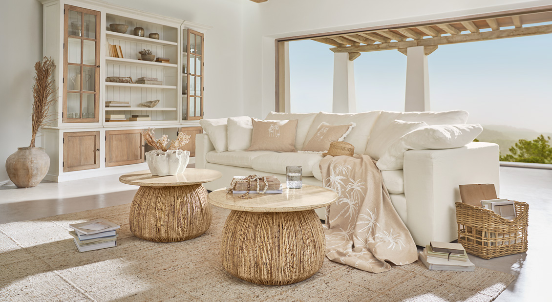 Sommerlicht im Wohnzimmer