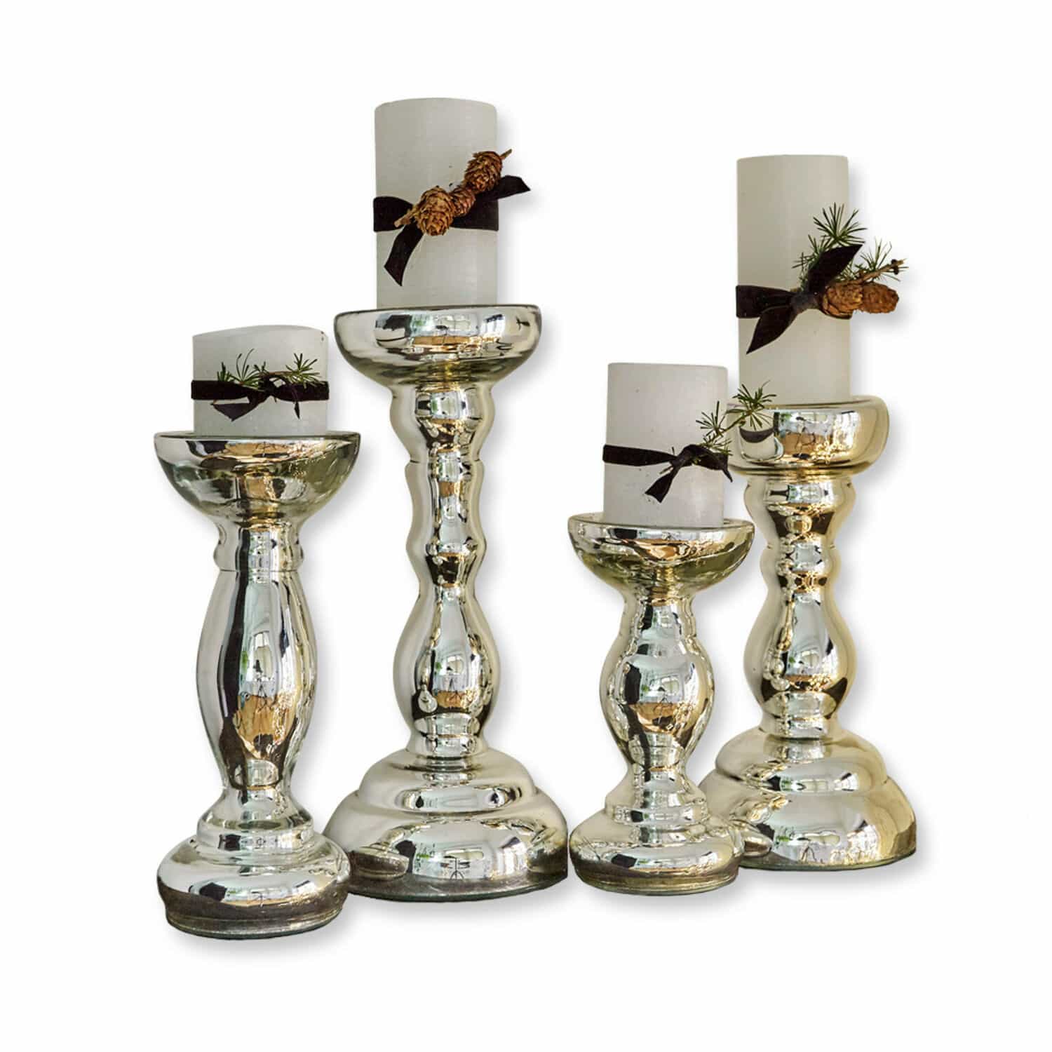 Kerzenständer 4er Set Aajun