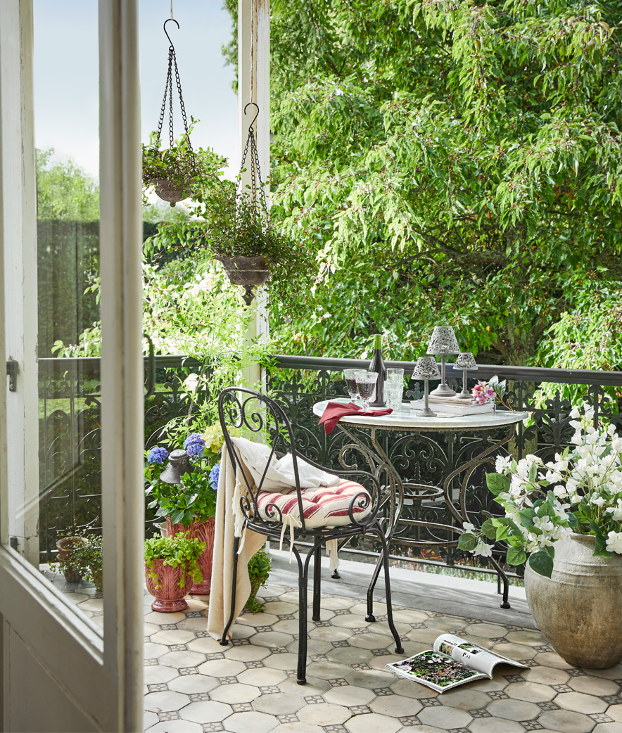 Balkonromantik im Grünen
