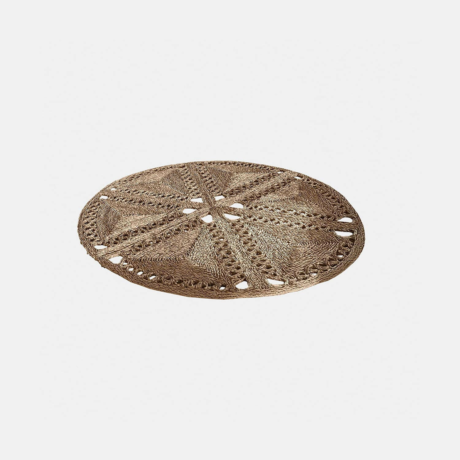 Teppich Penwicks Runder Teppich aus geflochtenem Naturfaser in Beige, dekorativ und langlebig