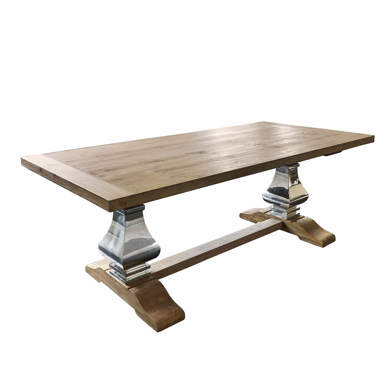 Esstisch Filton Esstisch aus hellem Holz mit Metallbeinen, moderner Stil fürs Esszimmer