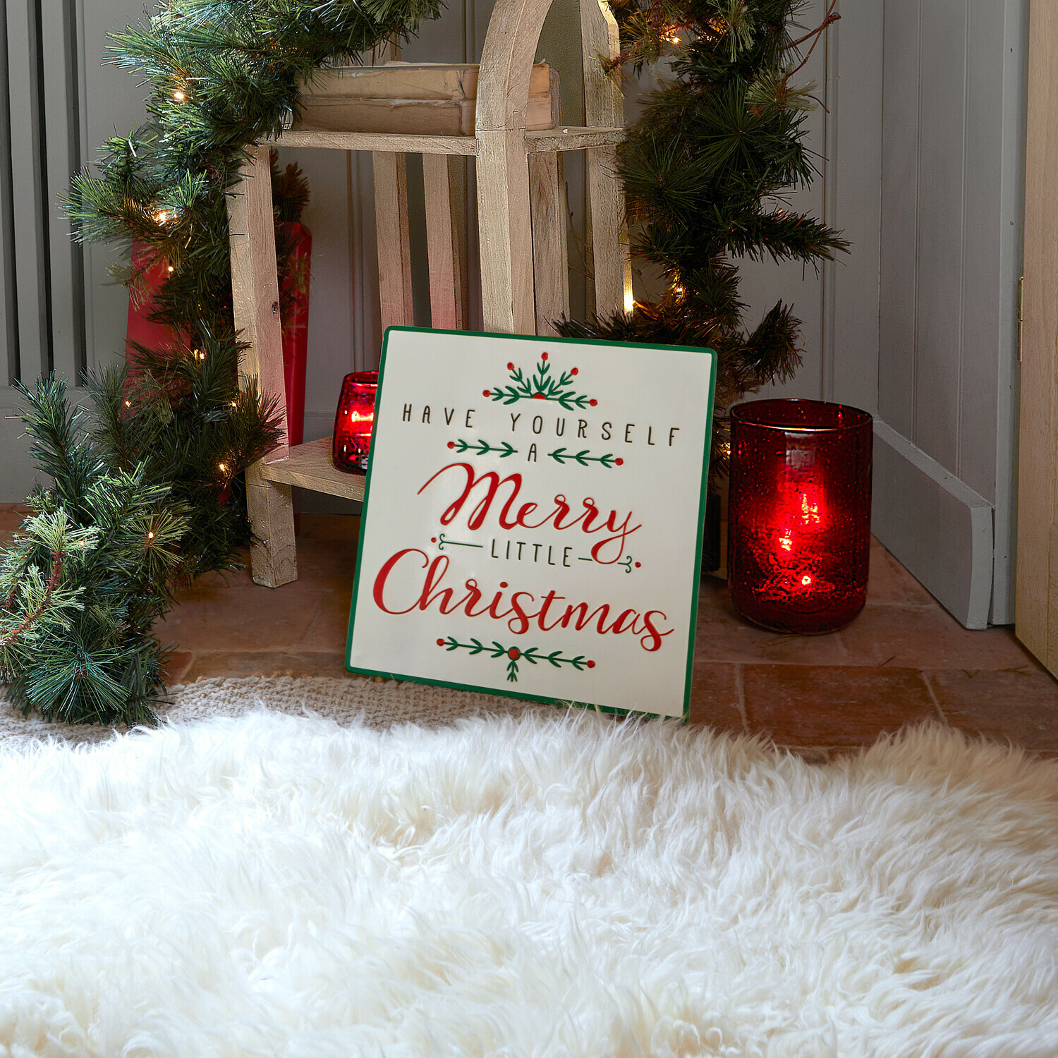 Deko-Schild Merry Merry