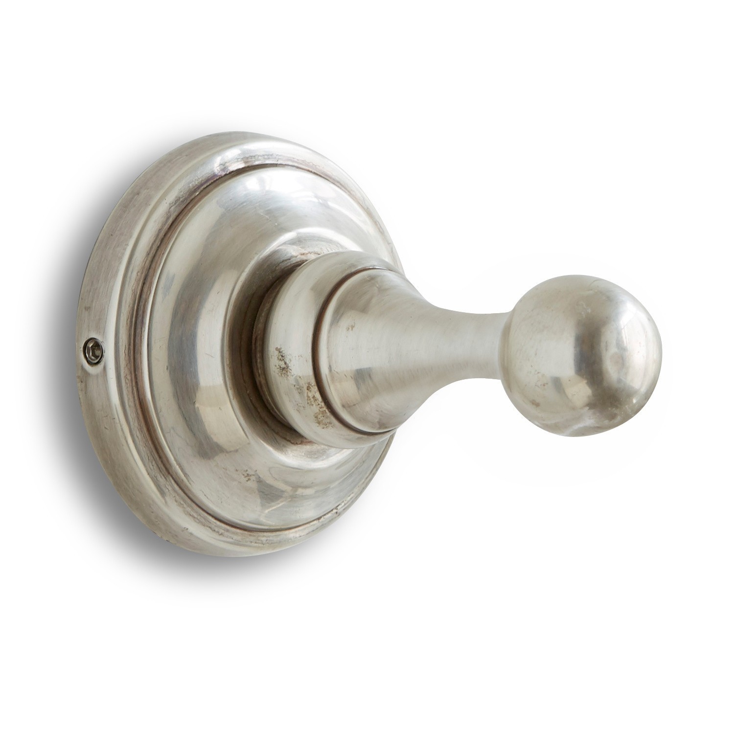 Haken Welson Wandhaken aus Metall in Silber zum Aufhängen von Kleidern und Accessoires