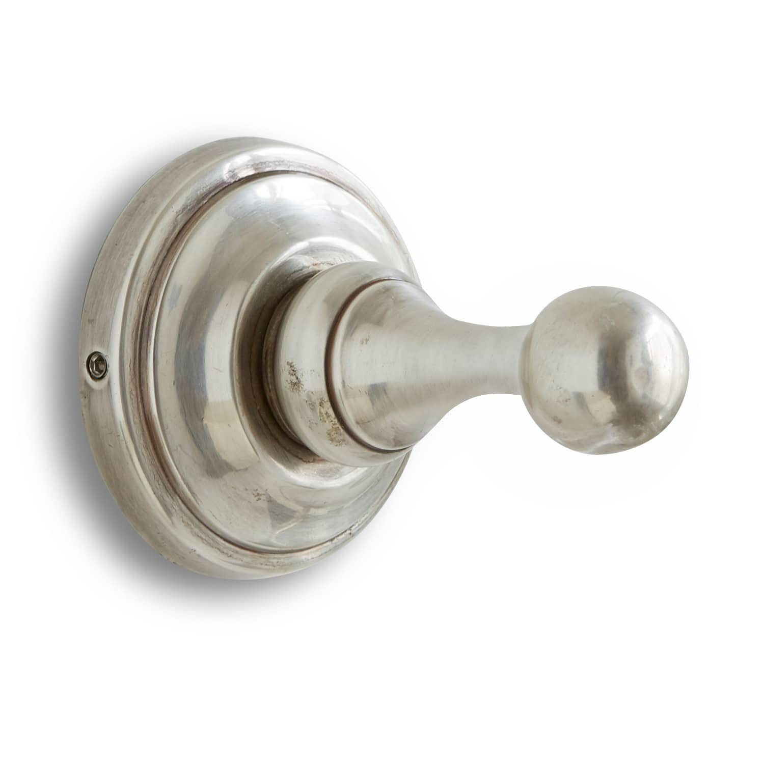 Haken Welson Wandhaken aus Metall in Silber zum Aufhängen von Kleidern und Accessoires