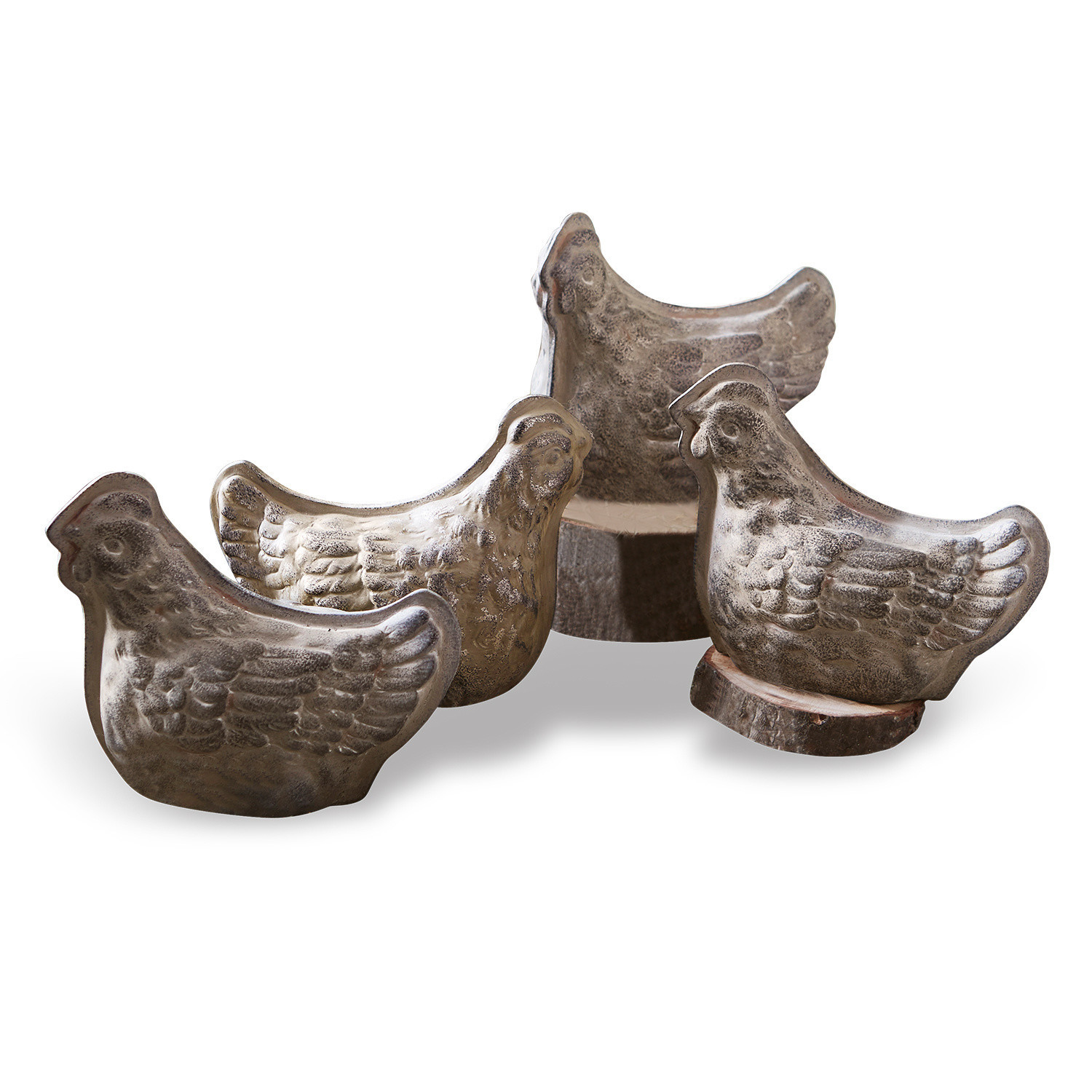 Deko-Huhn 4er Set Henrietta