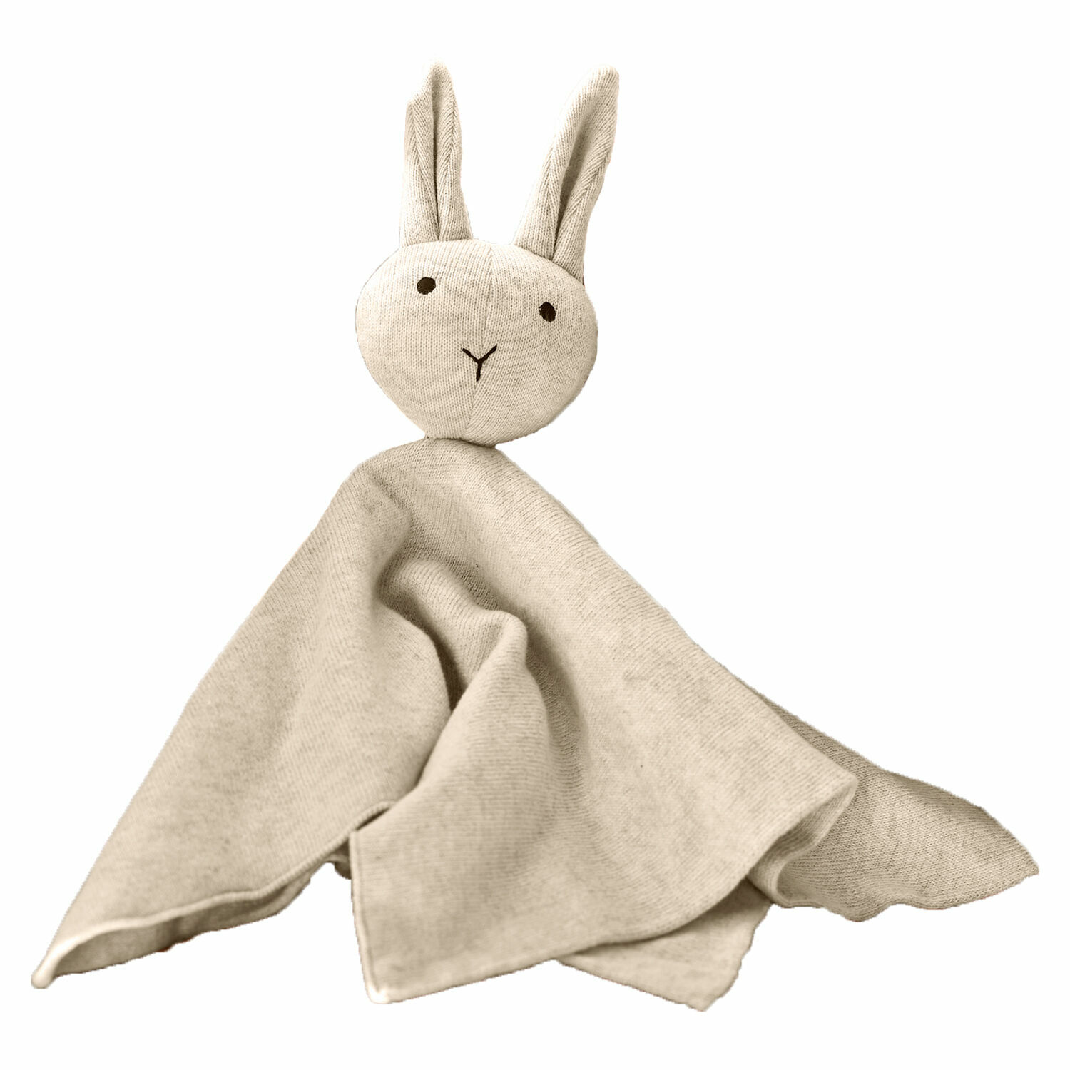 Stofftier Lumiou Beiges Kuscheltier Hase aus weichem Stoff, ideal als Baby- und Kinderdecke.