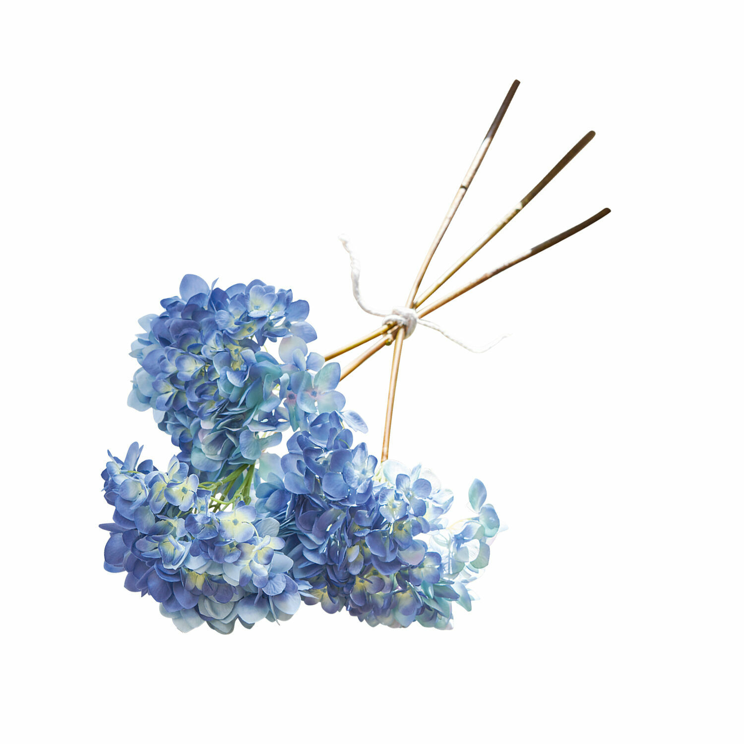 blau/grün 3-teiliges Deko-Blumen-Set Amarante in Blau und Grün, künstliche Blumen für den Wohnraum