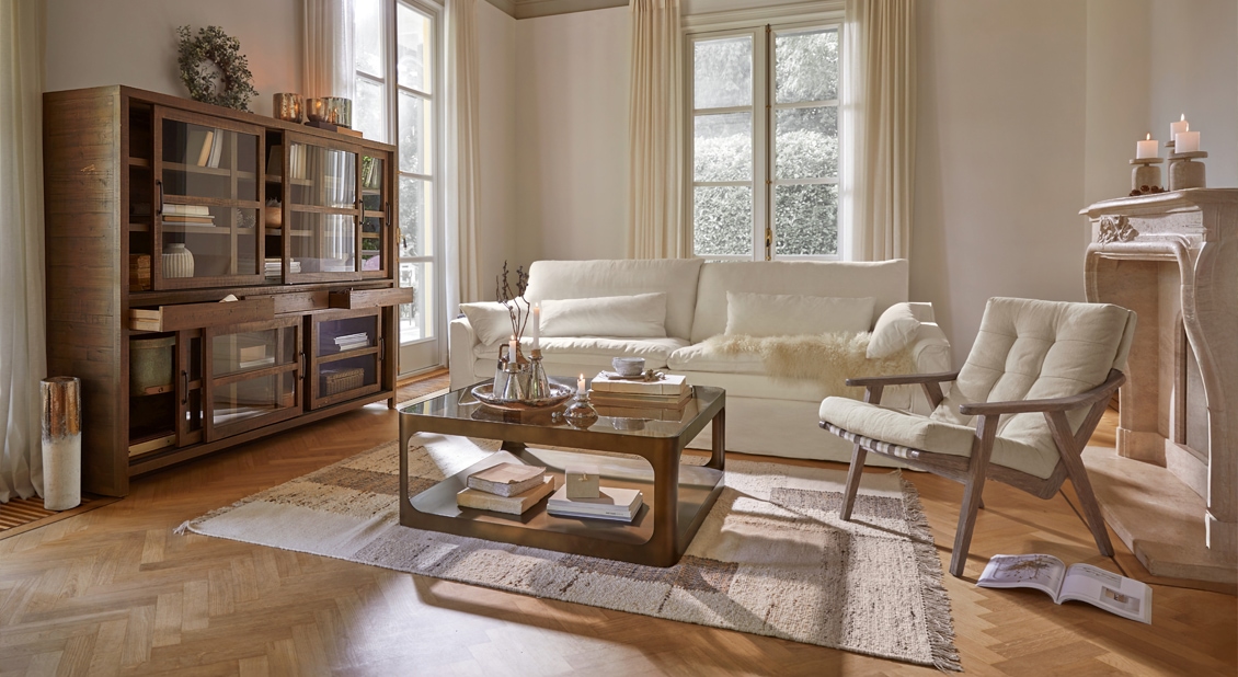 Ein sanfter Dialog in Creme