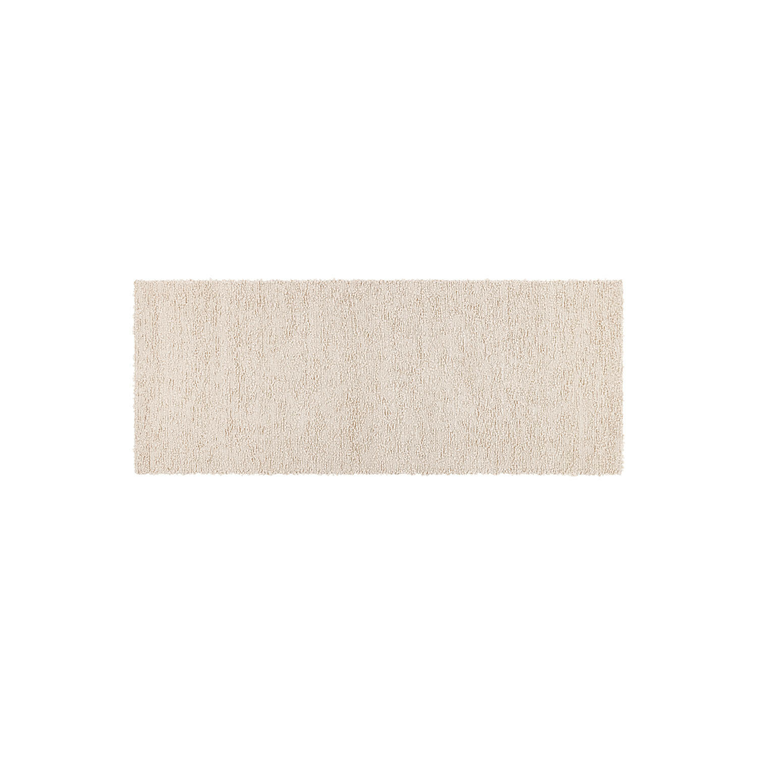 Läufer Kaleema Beiger rechteckiger Teppich aus weichem Material, ideal für Wohnräume und Dekoration