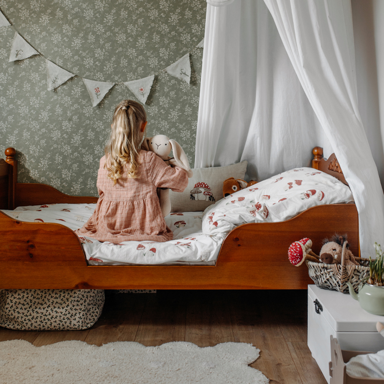 Kinderzimmer voller Waldmagie