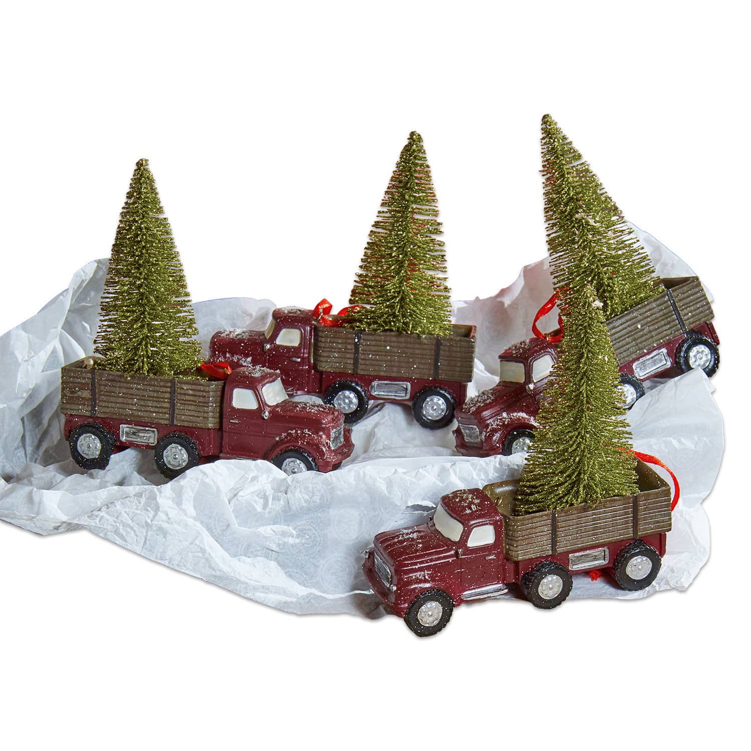 Anhänger 4er Set Cars