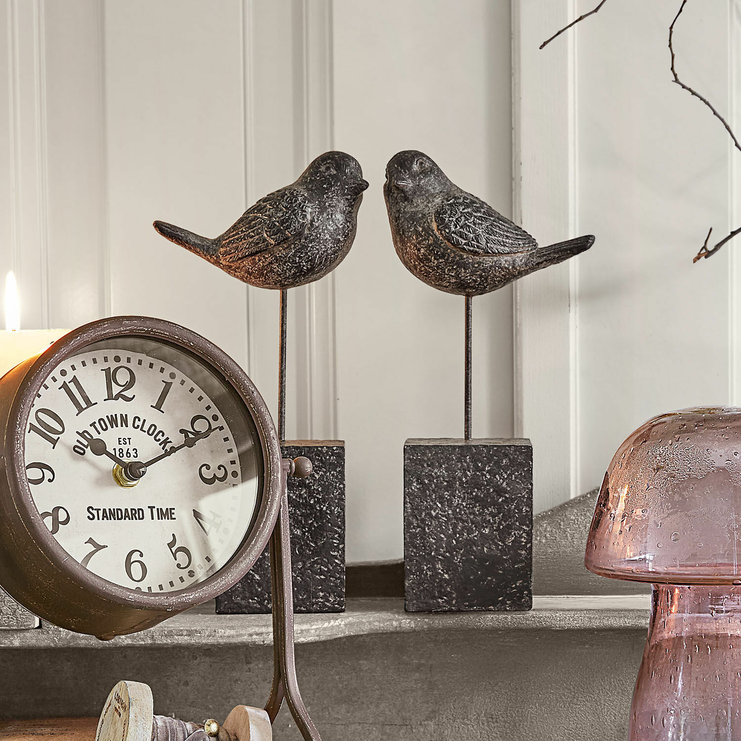 Deko-Vogel 2er Set Juxivel