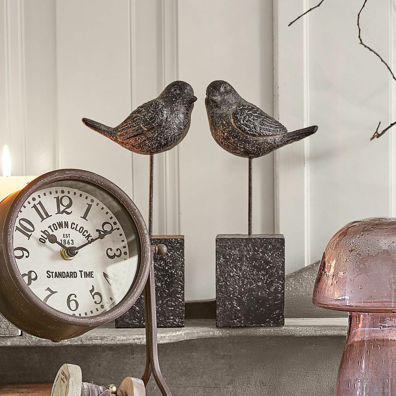Deko-Vogel 2er Set Juxivel