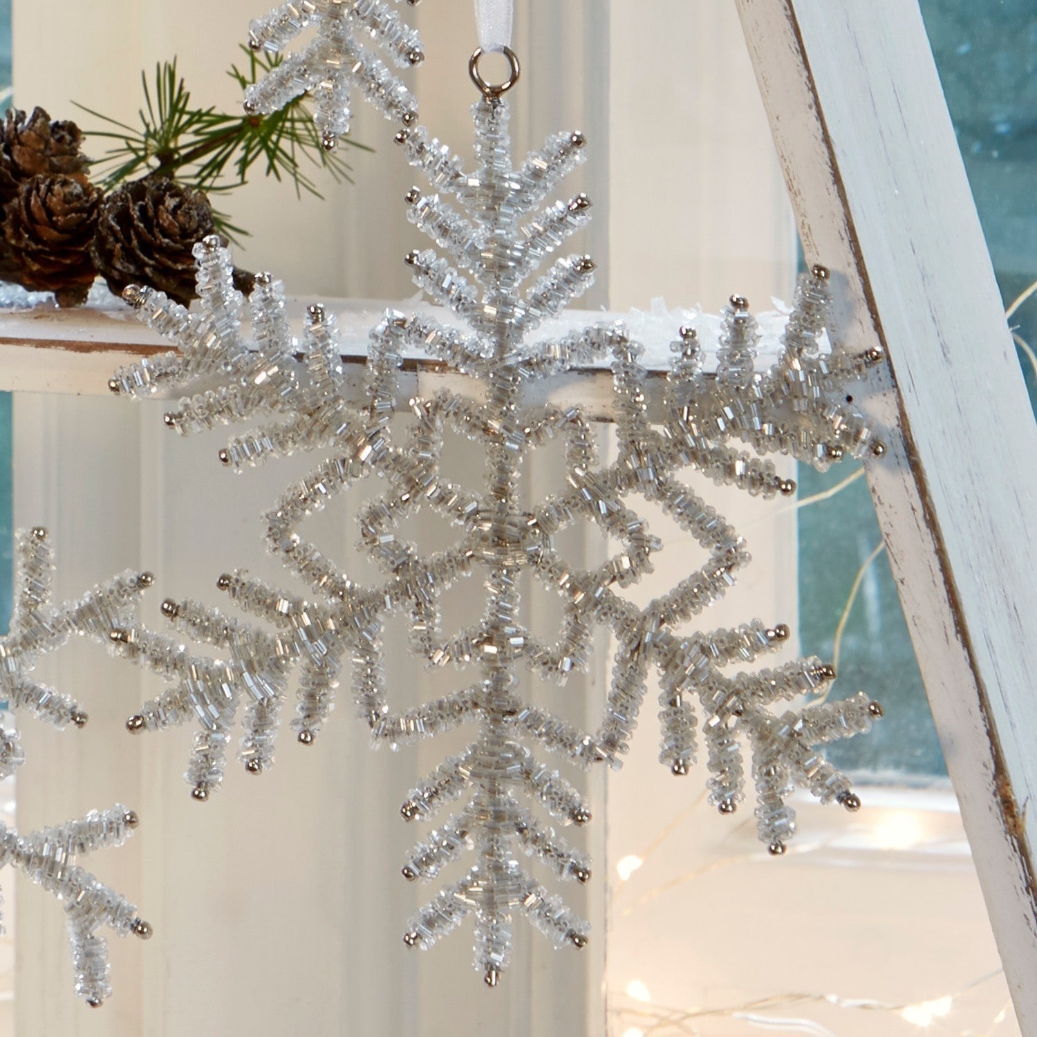 Weihnachtsschmuck 5er Set Snowflake