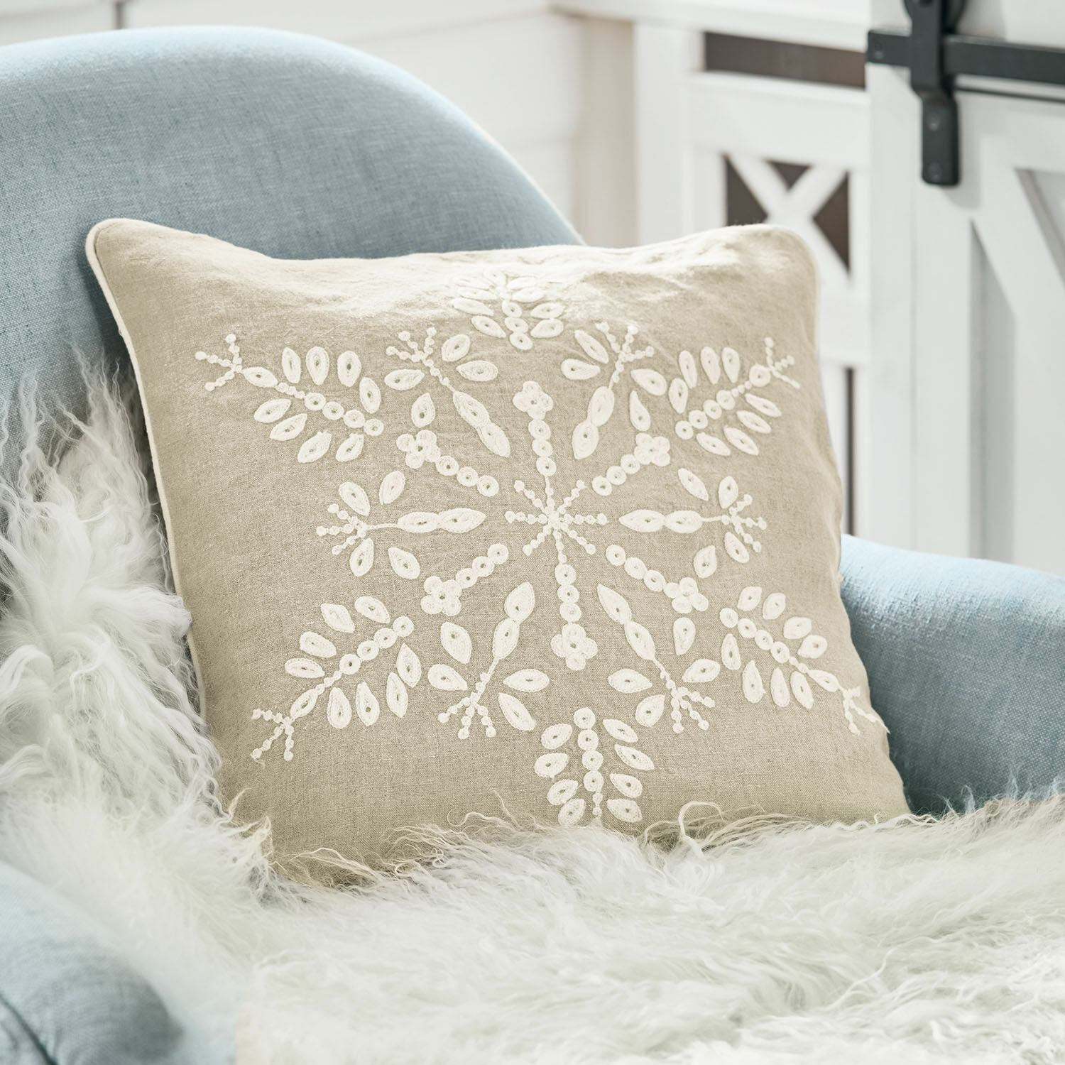 Kissenhülle Snowflake