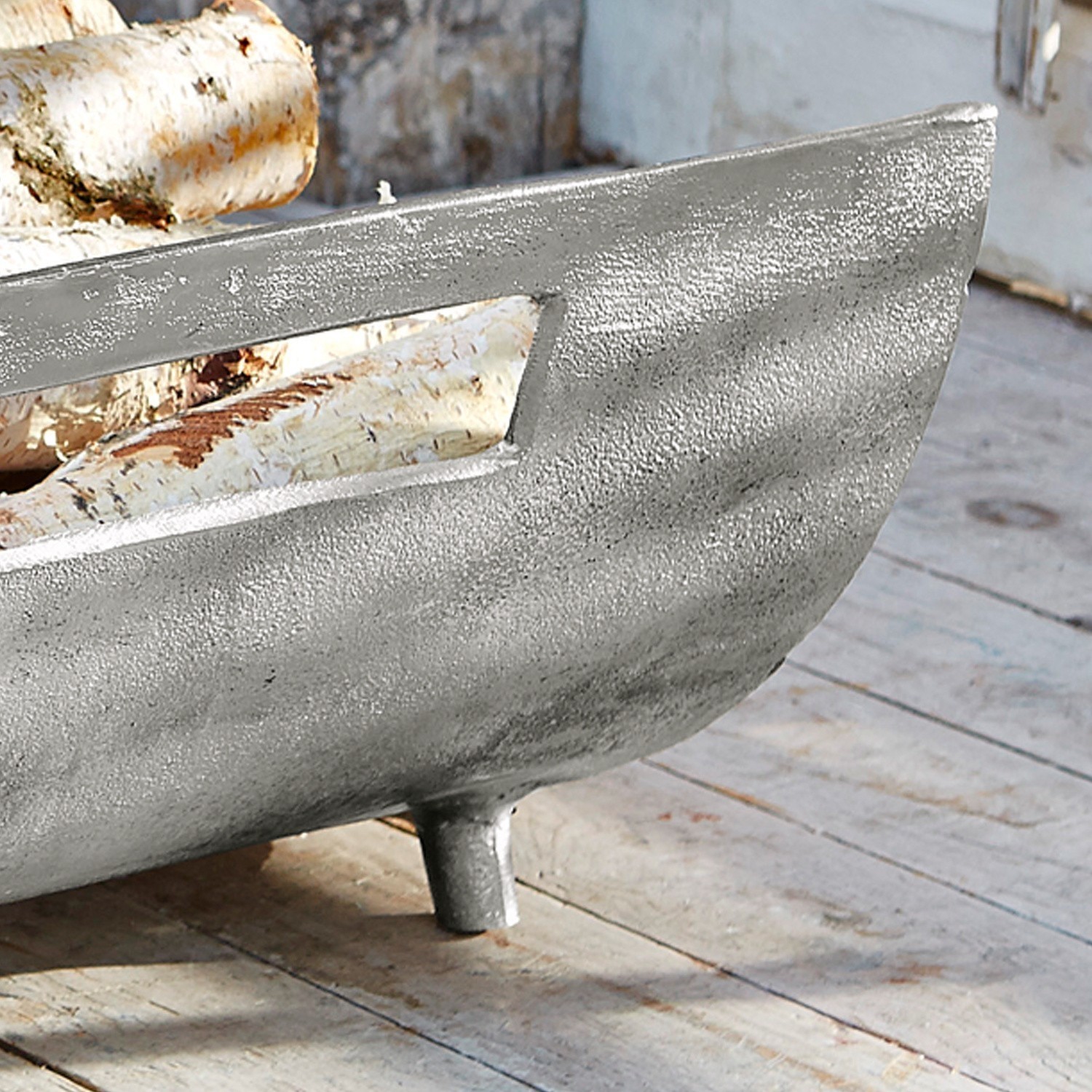 Feuerholzschale Matt