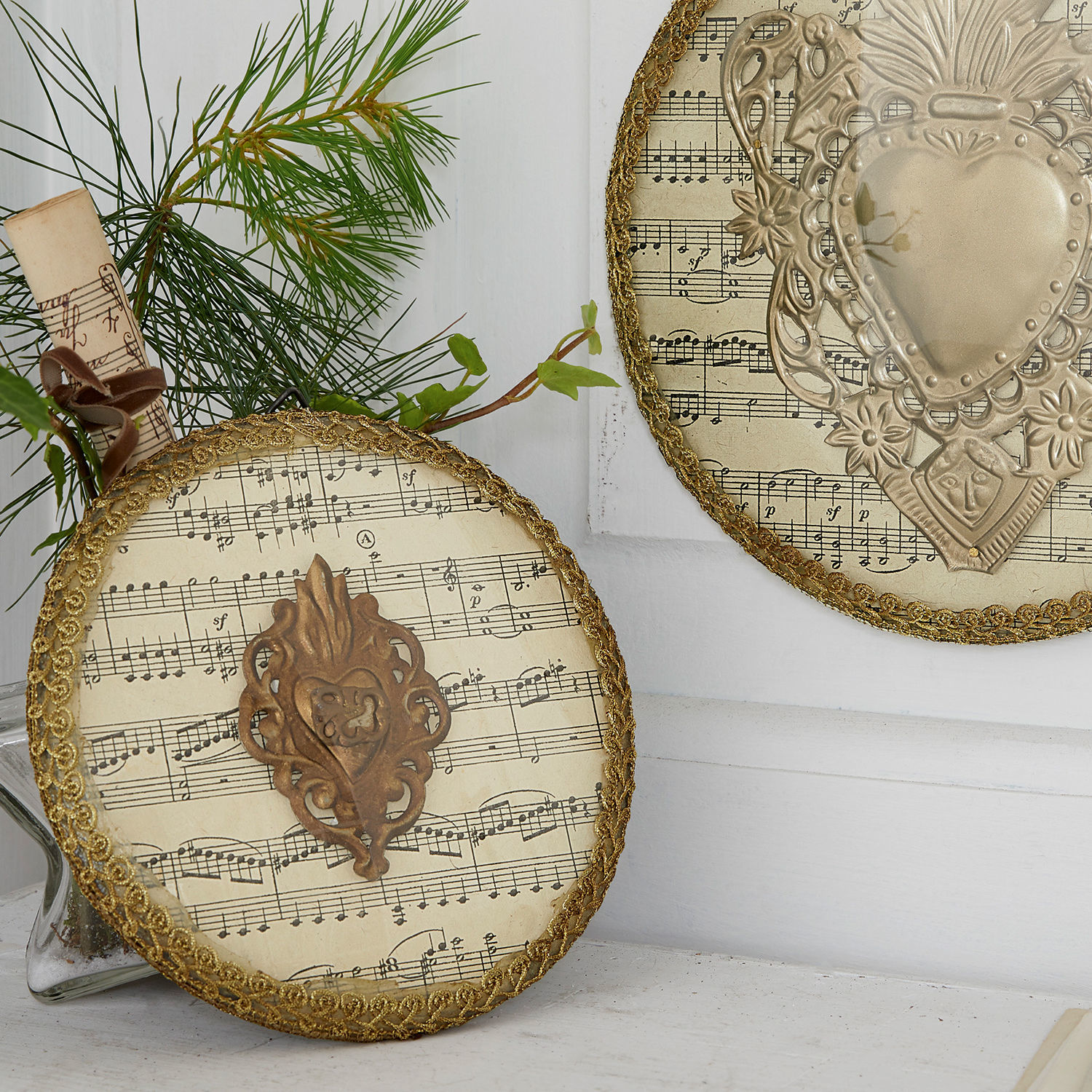 Deko-Objekt 2er Set Brenia