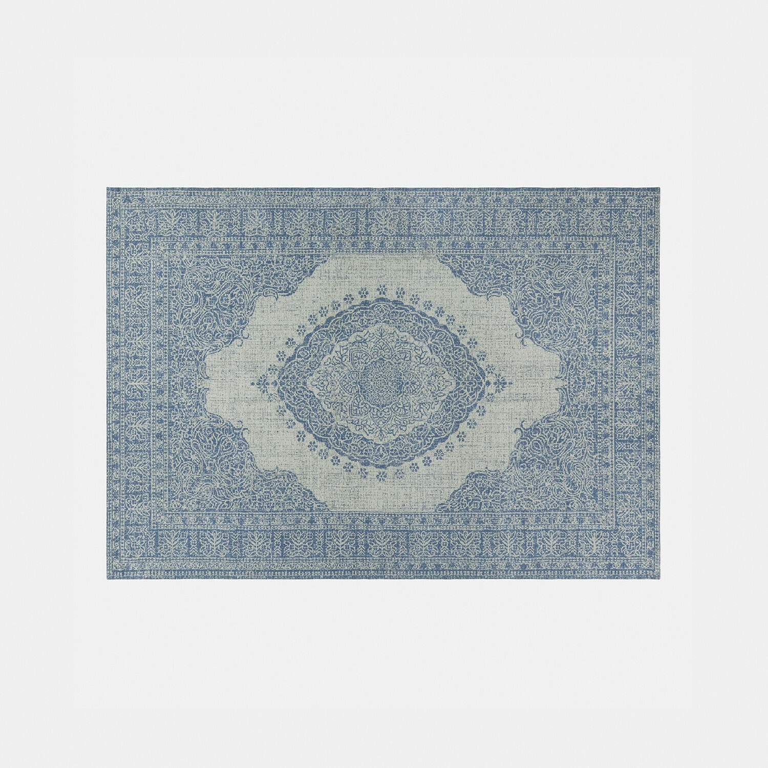 Teppich Valecrest Orientalischer Teppich mit blau-grauem Muster, dekorativ und stilvoll für Wohnzimmer