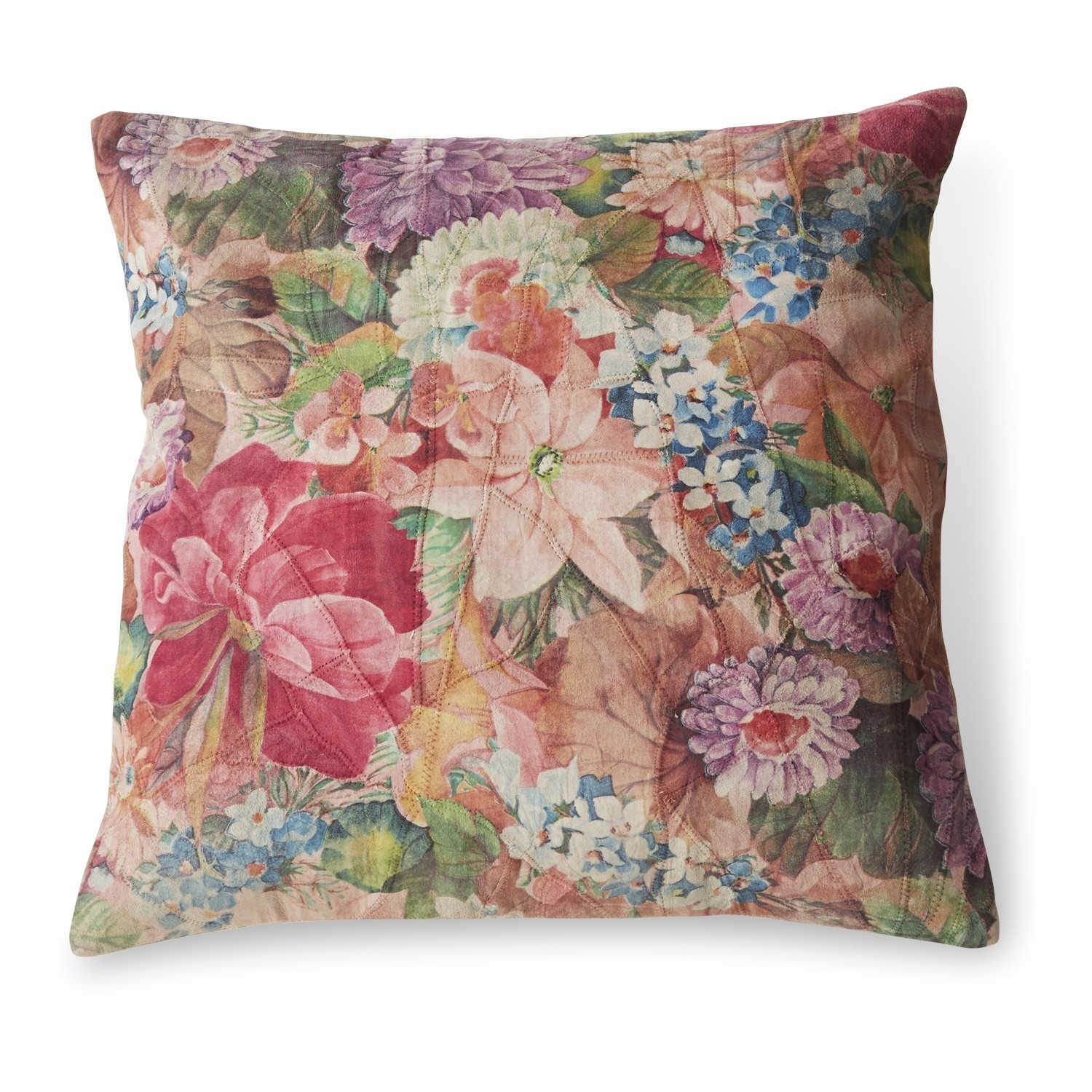 Kissen Fleurelie Dekoratives Kissen mit pastellfarbenem Blumenmuster, weiches Material für das Wohnzimmer
