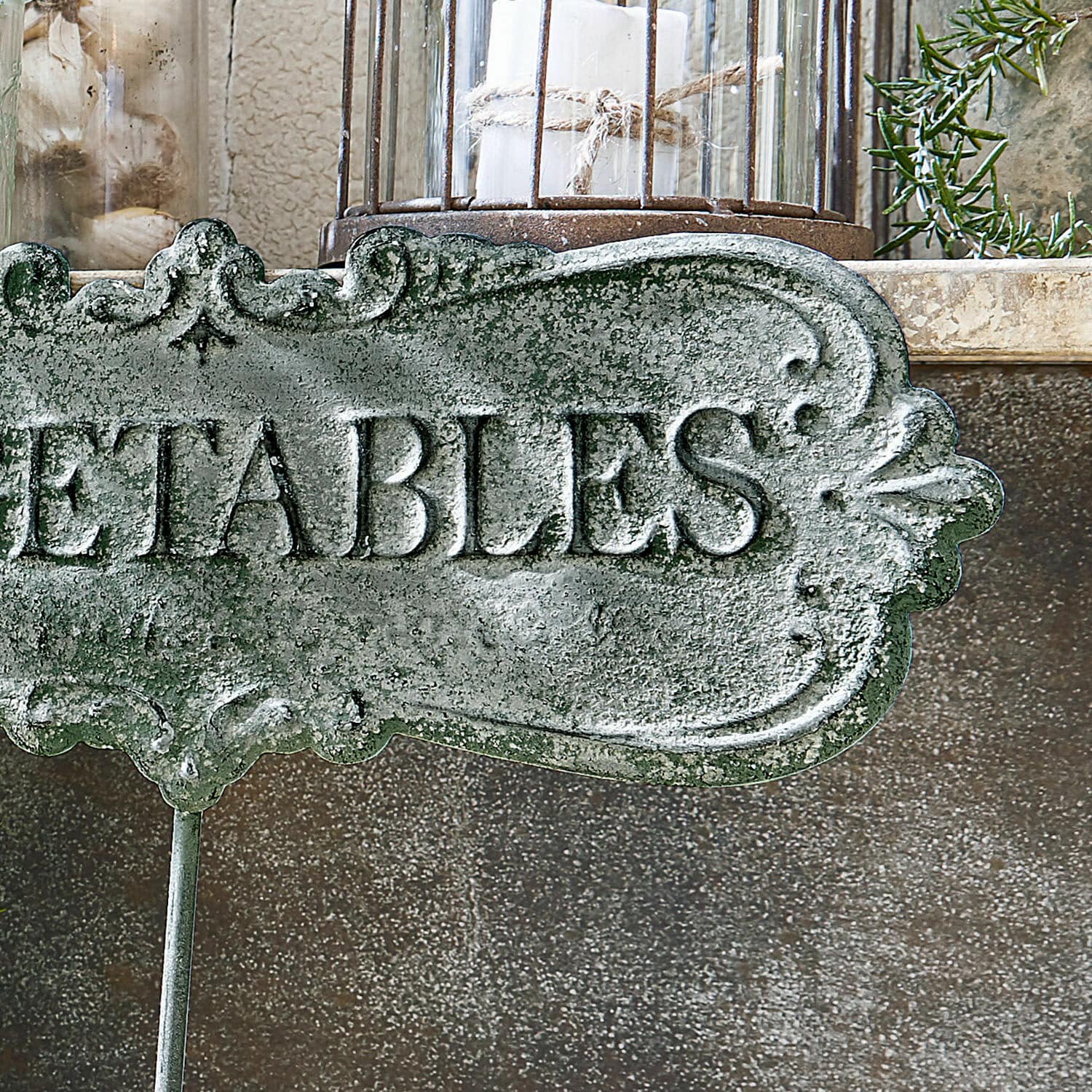 Gartenstab 2er Set Flowers & Vegetables