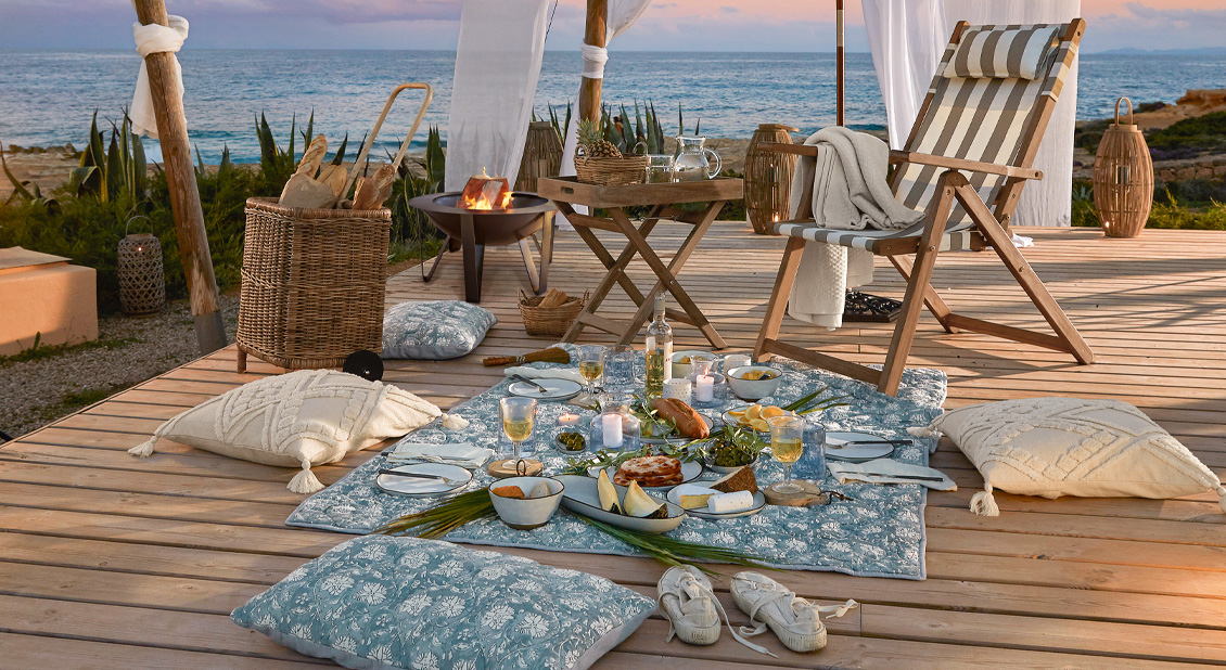 Picknick am Meer