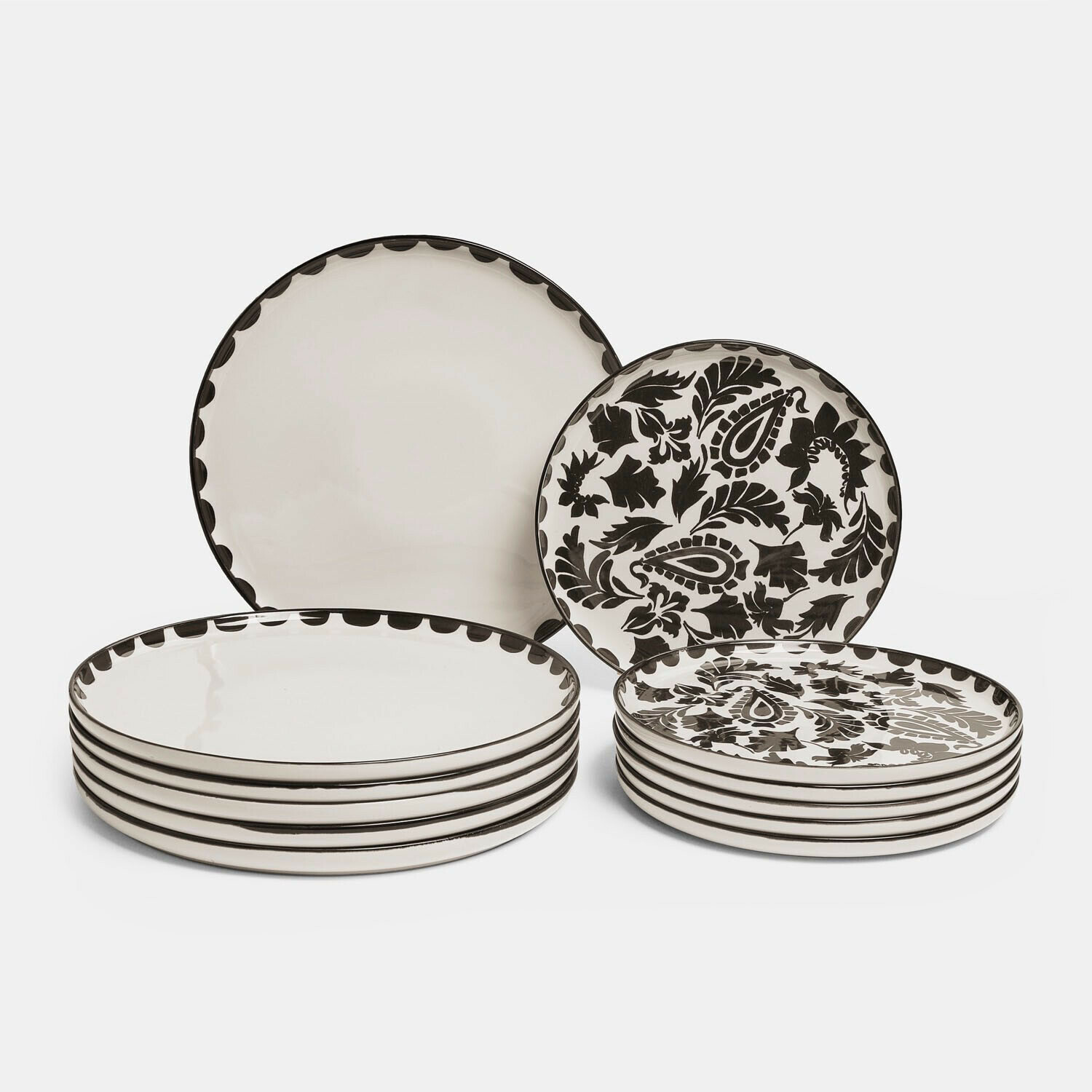 Teller 12er Set Tazira