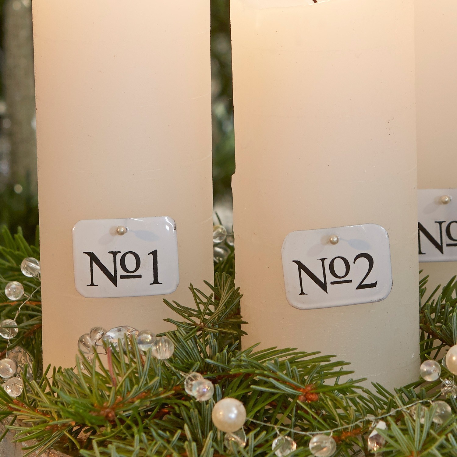 Deko-Pins 4er Set Numero