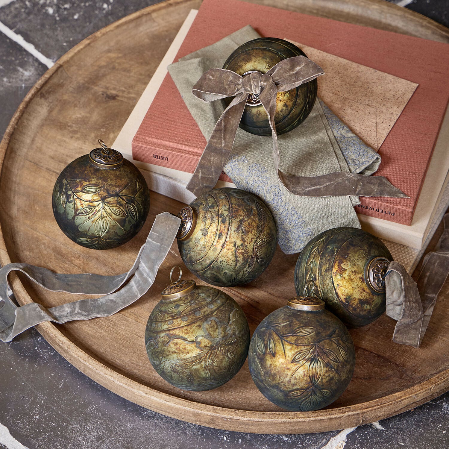 Weihnachtskugel 6er Set Goldenblist Weihnachtskugel 6er Set Goldenblist