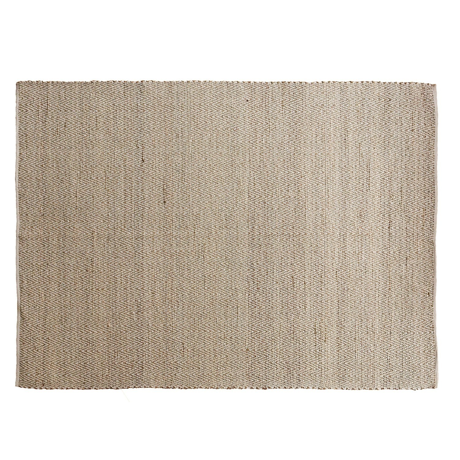 Teppich Jonesboro Beiger Teppich aus Naturmaterial mit feinem Muster, ideal für Wohnräume und als Bodenbelag geeignet