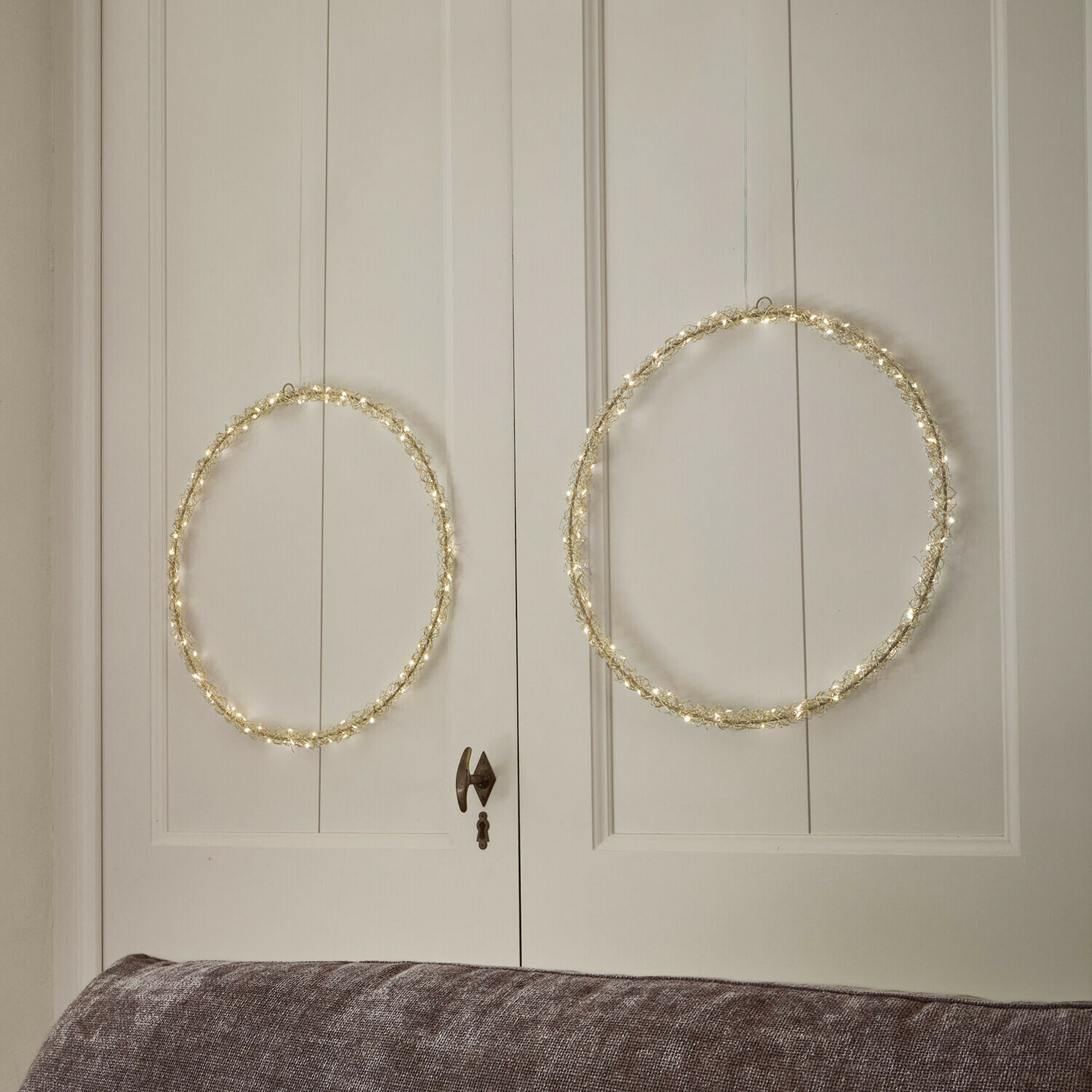LED-Kranz 2er Set Elanari