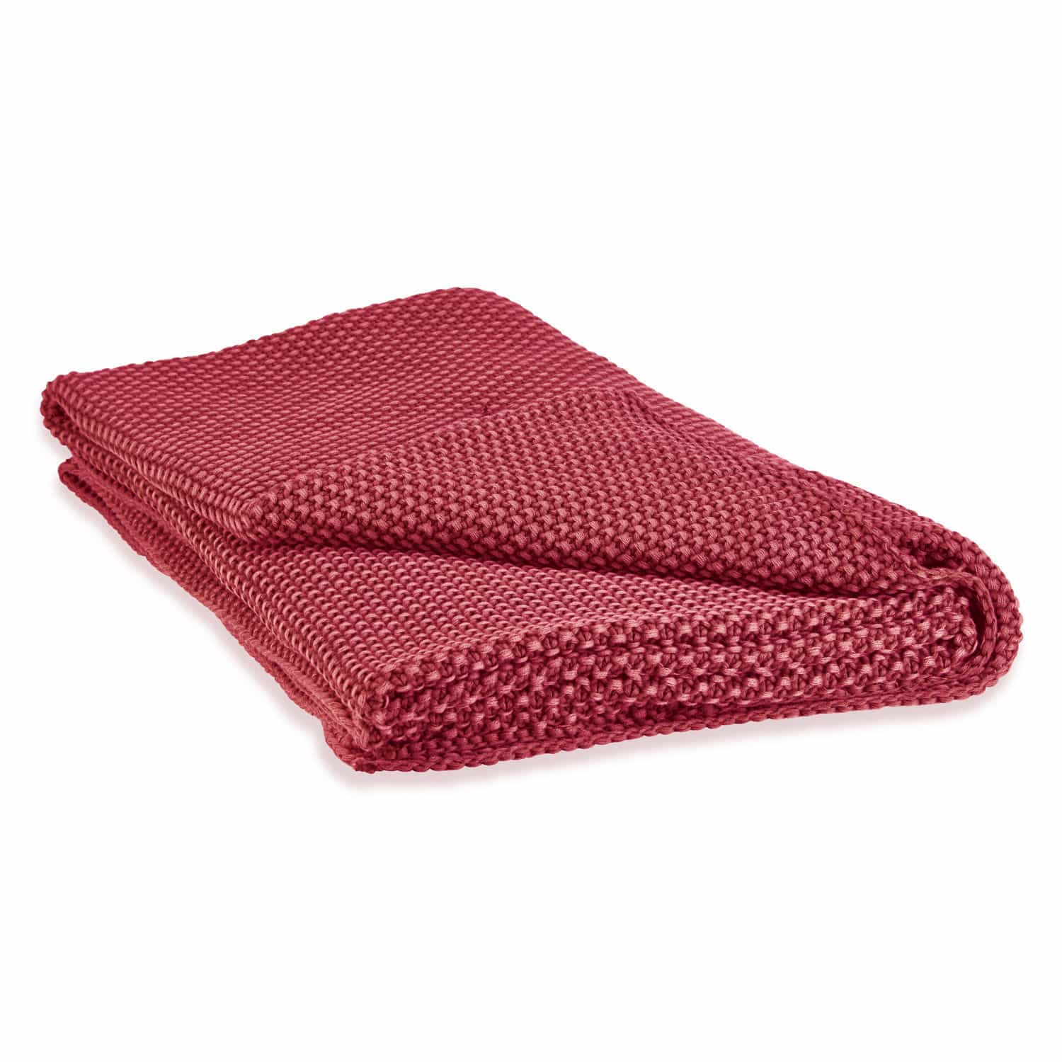Plaid Amberley Rote, grob gestrickte Kuscheldecke aus weichem Material für gemütliche Stunden