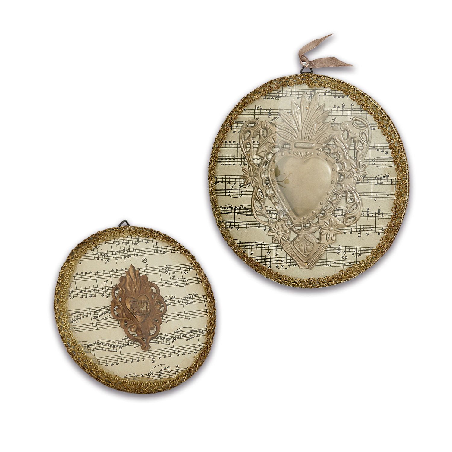 Deko-Objekt 2er Set Brenia