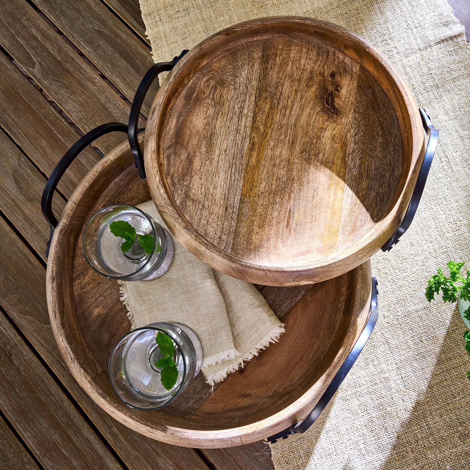 Tablett 2er Set Arémont