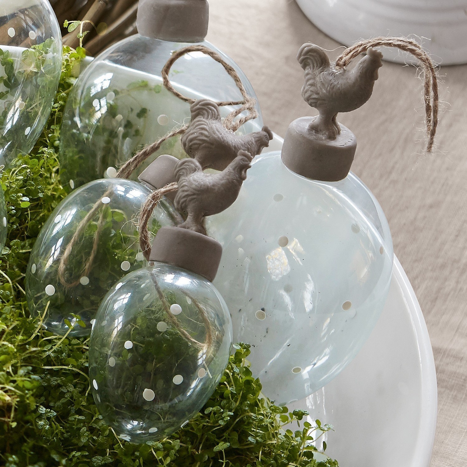 Osterei 8er Set Poules