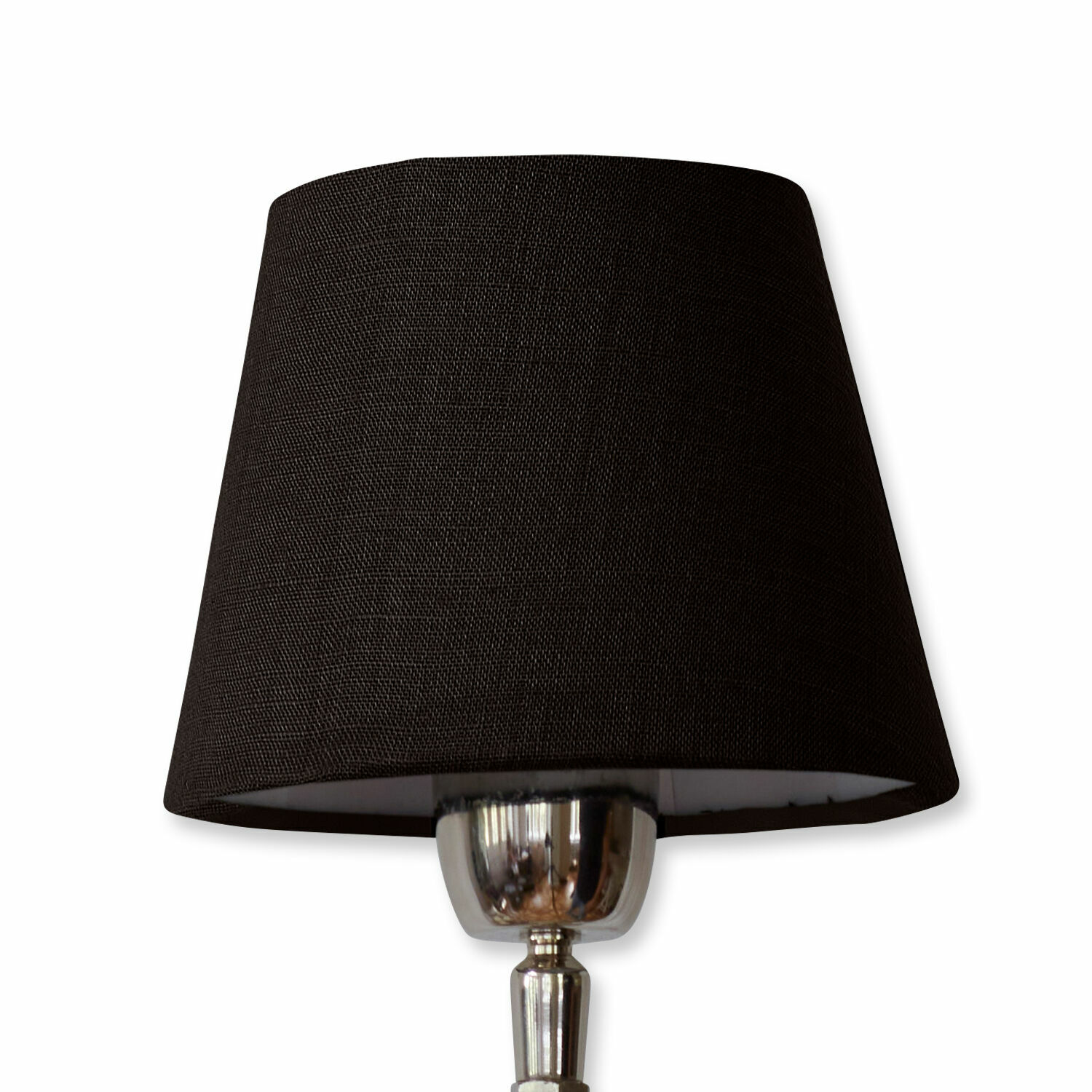 schwarz Schwarzer Lampenschirm aus Stoff für Tischlampe, modernes Design mit vielseitiger Verwendung