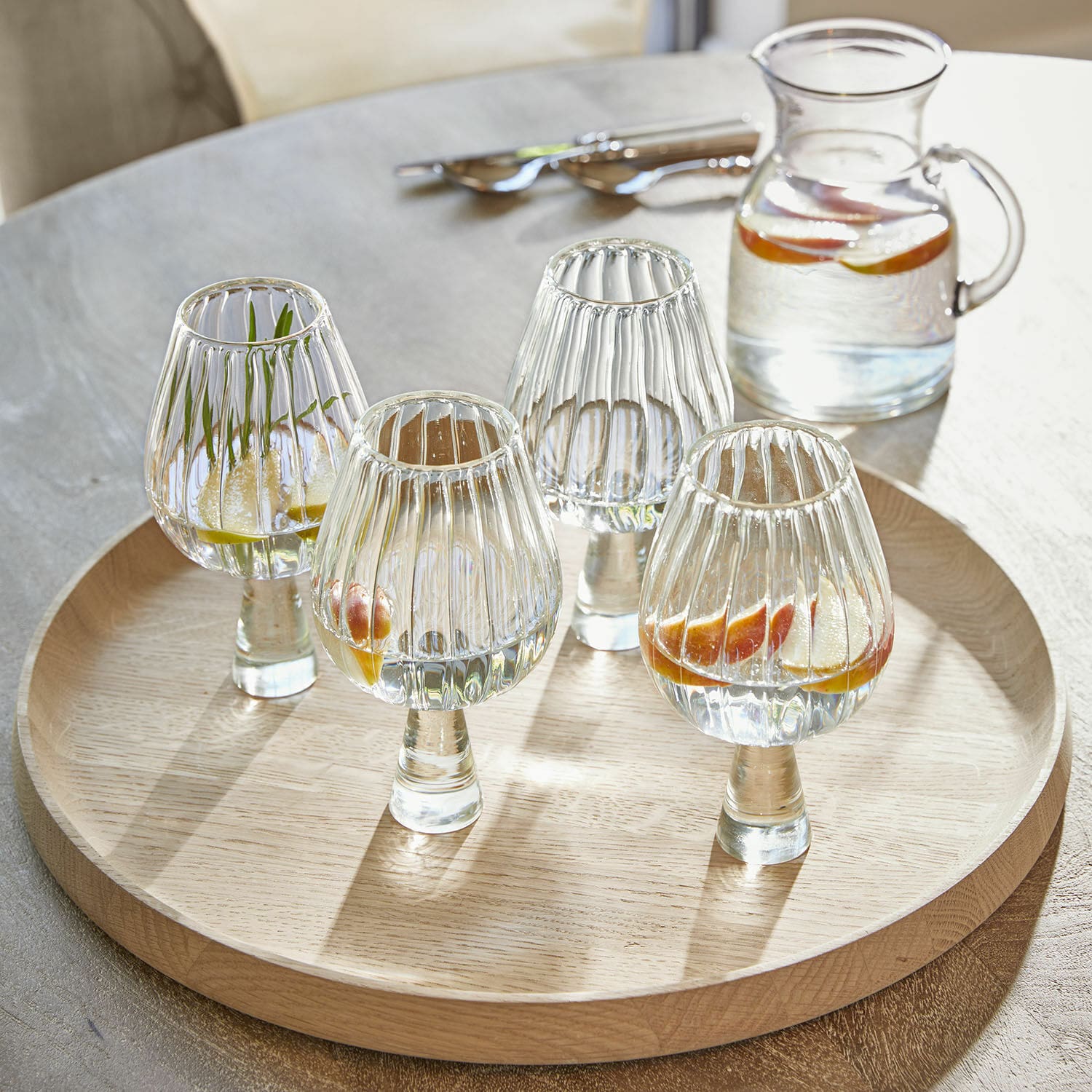 Glas 4er Set Bavella