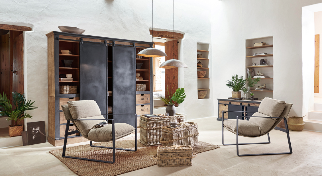 Relax-Wohnzimmer im Naturlook