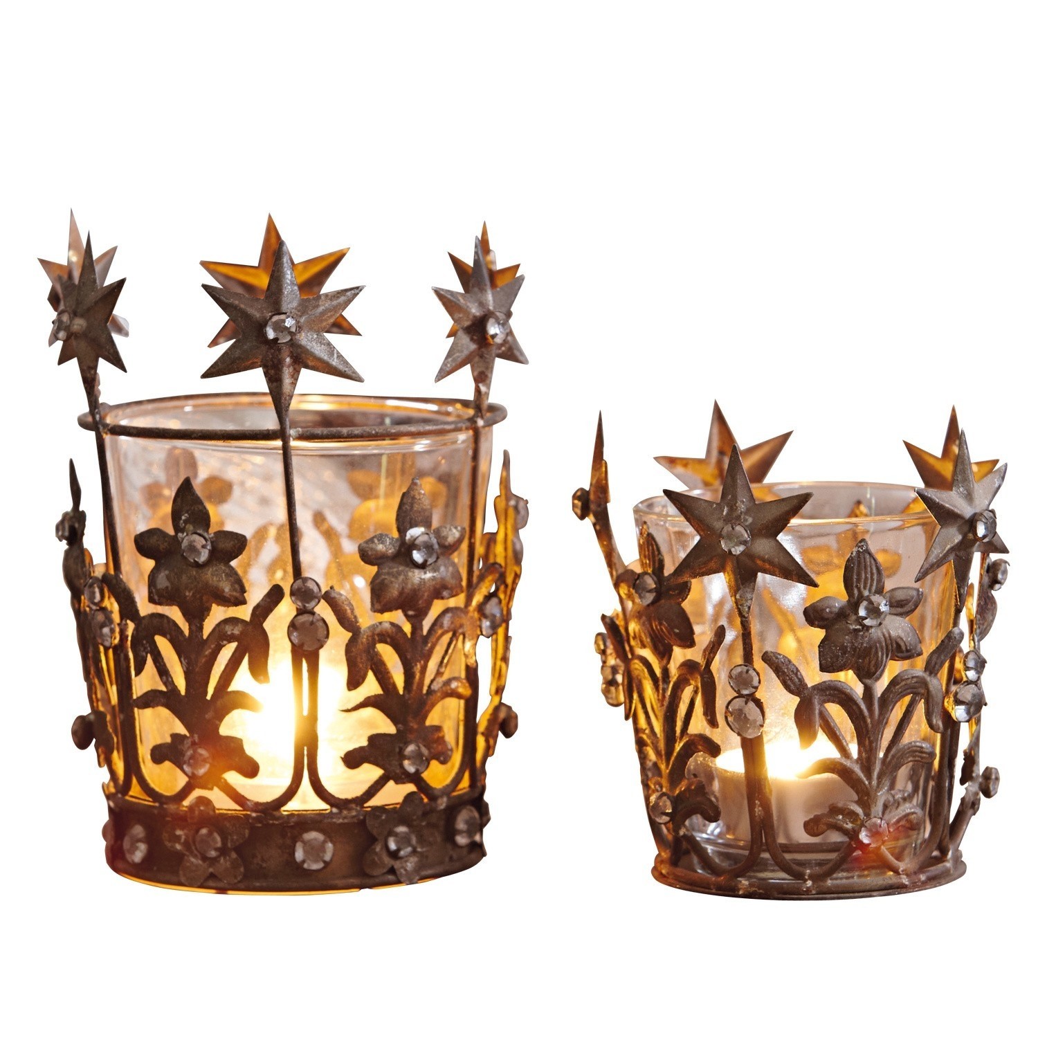 Windlichter 2er Set Starlight