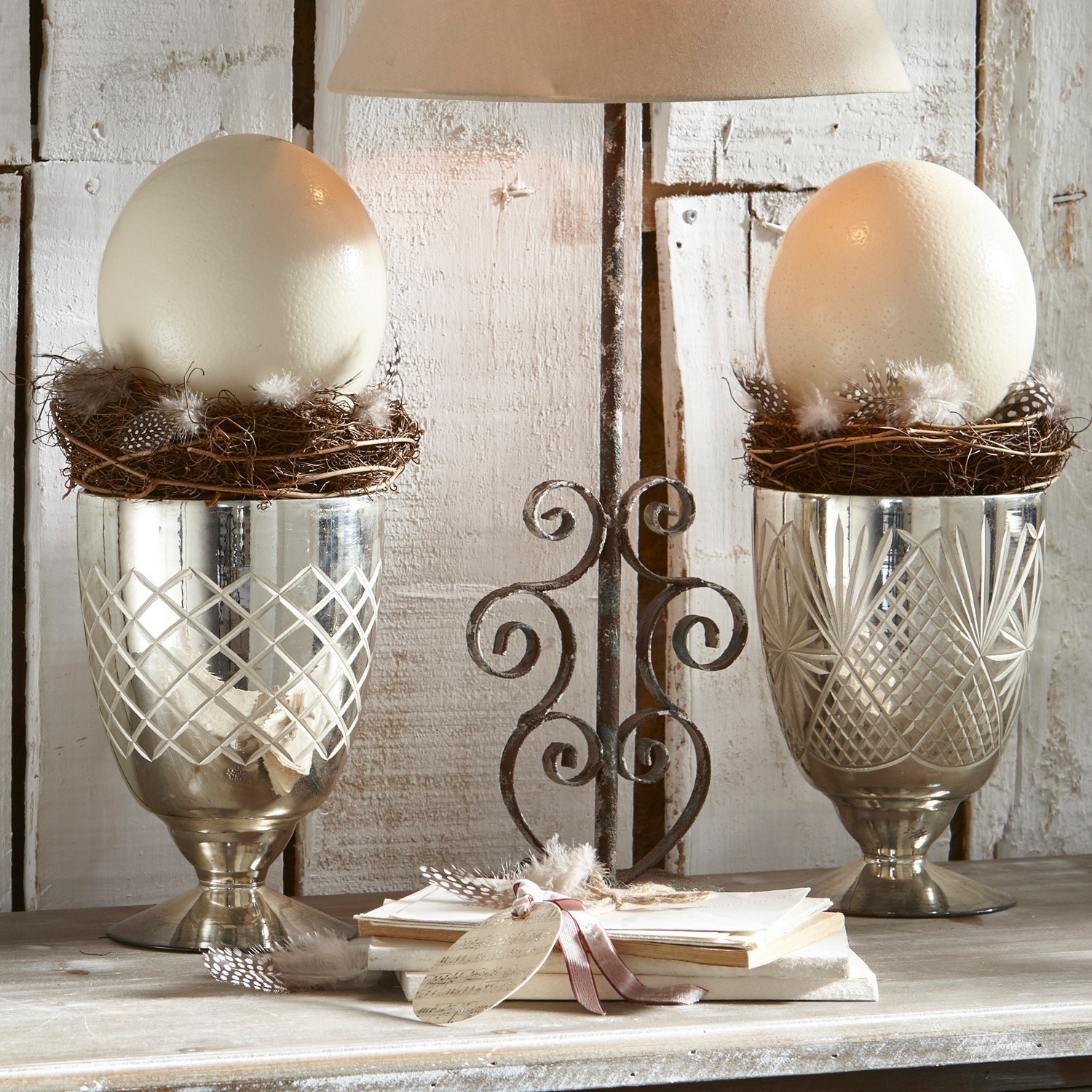 Straussenei 2er Set Égon