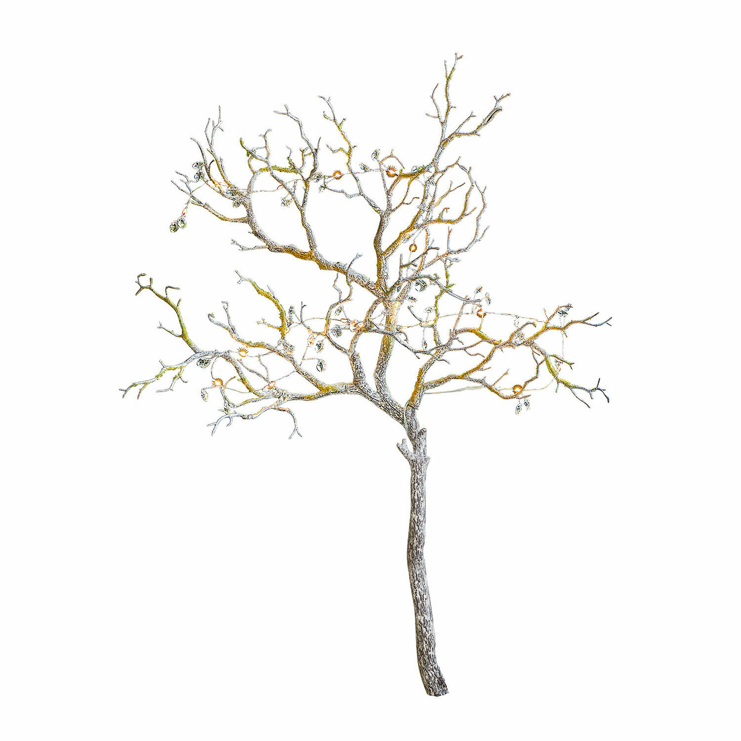 Deko-Zweig Orélie Dekorativer Baum aus Metallzweigen in Naturfarbe für Innen- und Aussenbereich
