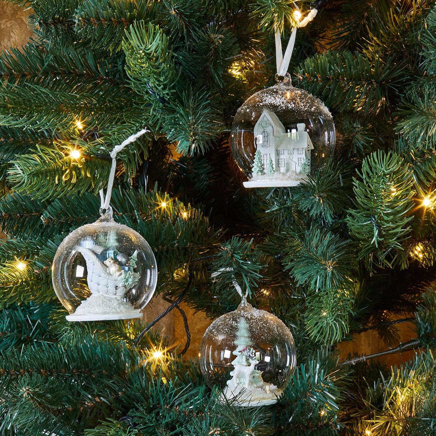 Weihnachtsschmuck 3er Set Winterland