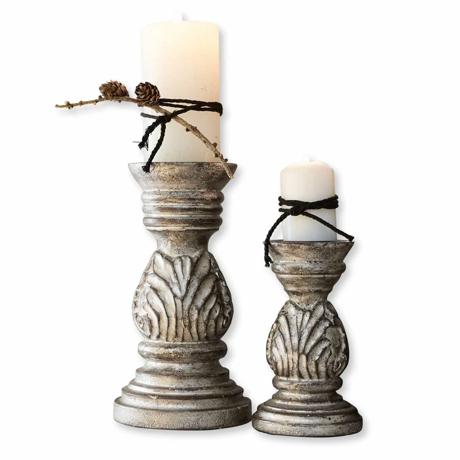 Kerzenständer 2er Set Oilo