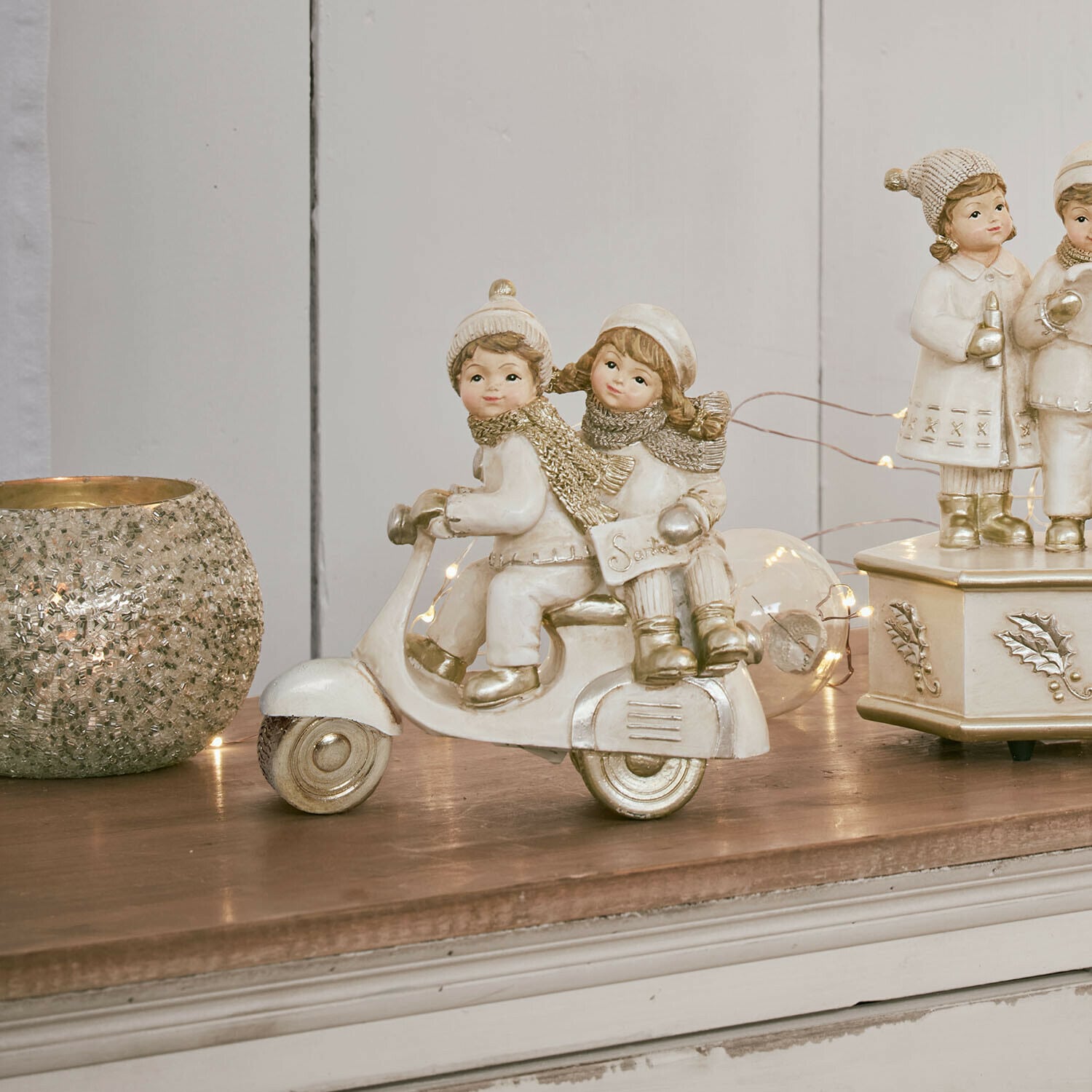 Deko-Kinder mit Roller Maisonpetite