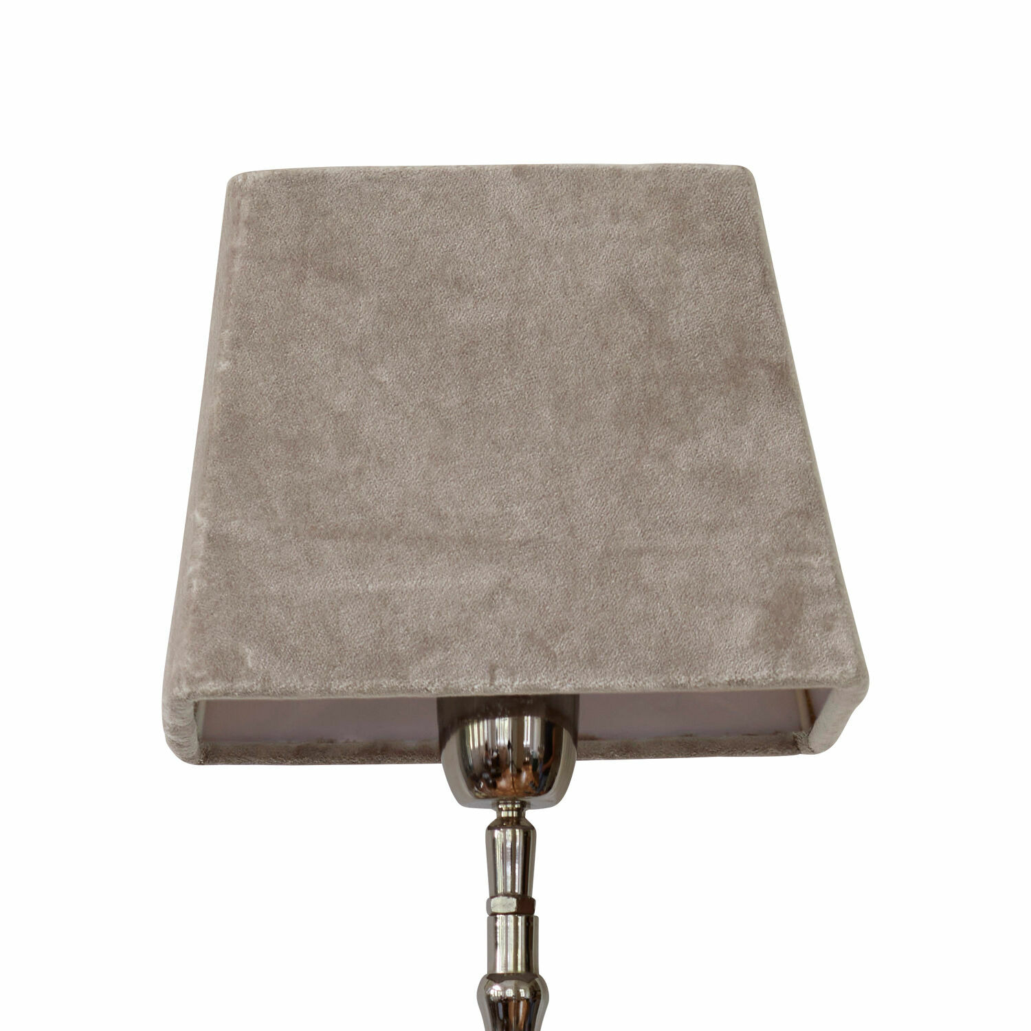 beige Beiger Lampenschirm Linderas aus weichem Stoff für Tischlampe, elegantes Wohnaccessoire