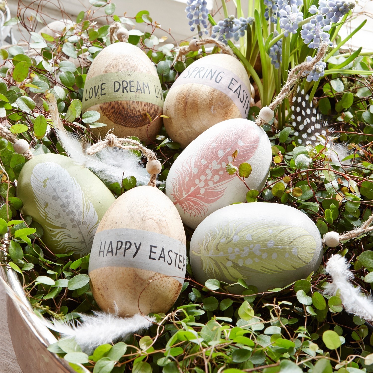 Osterei 6er Set Happy End