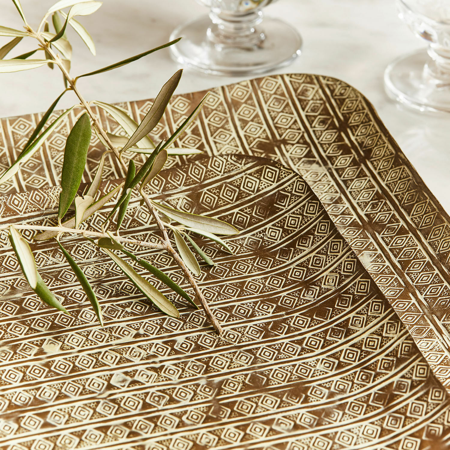 Tablett 2er Set Farouq