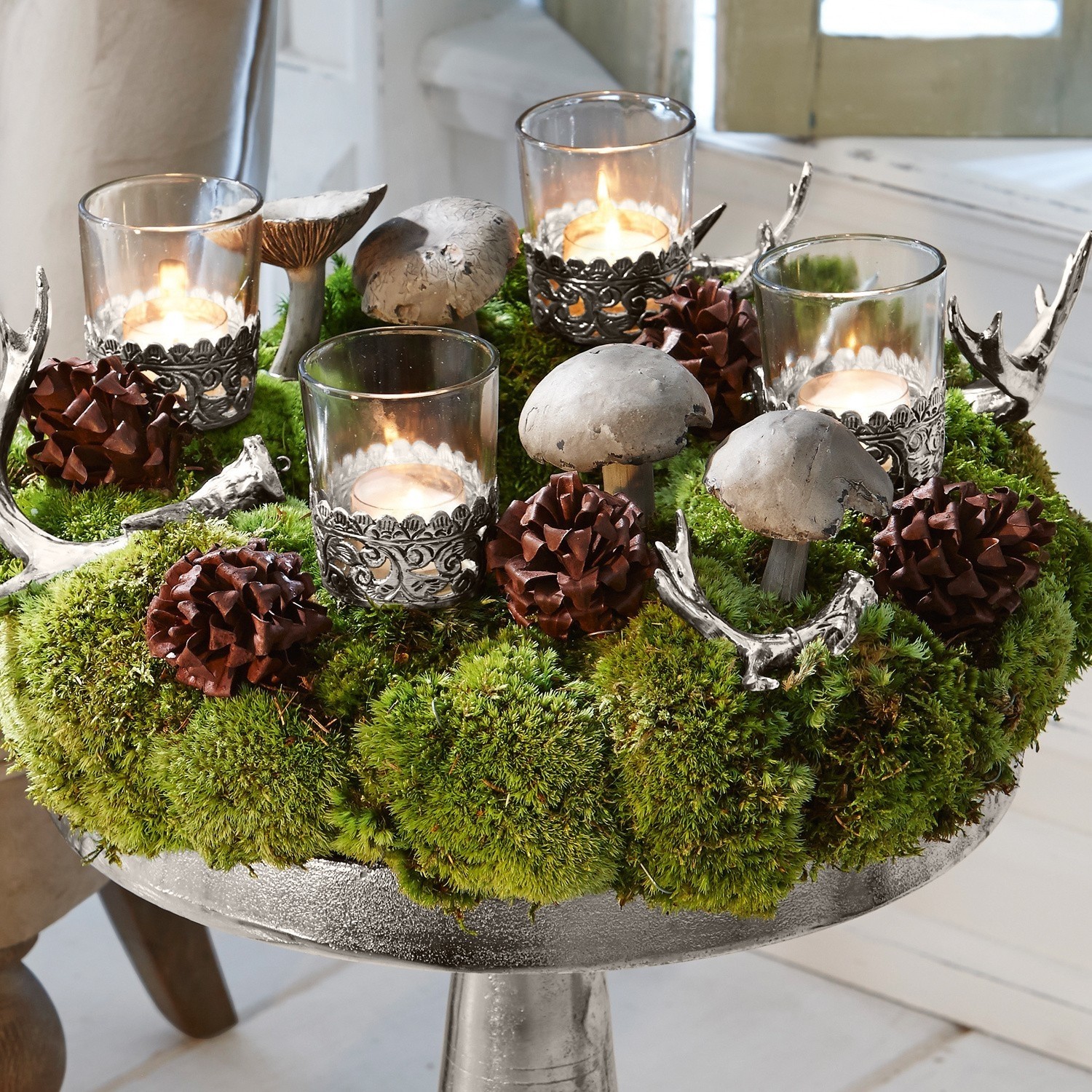 Tannenzapfen 6er Set Pavie