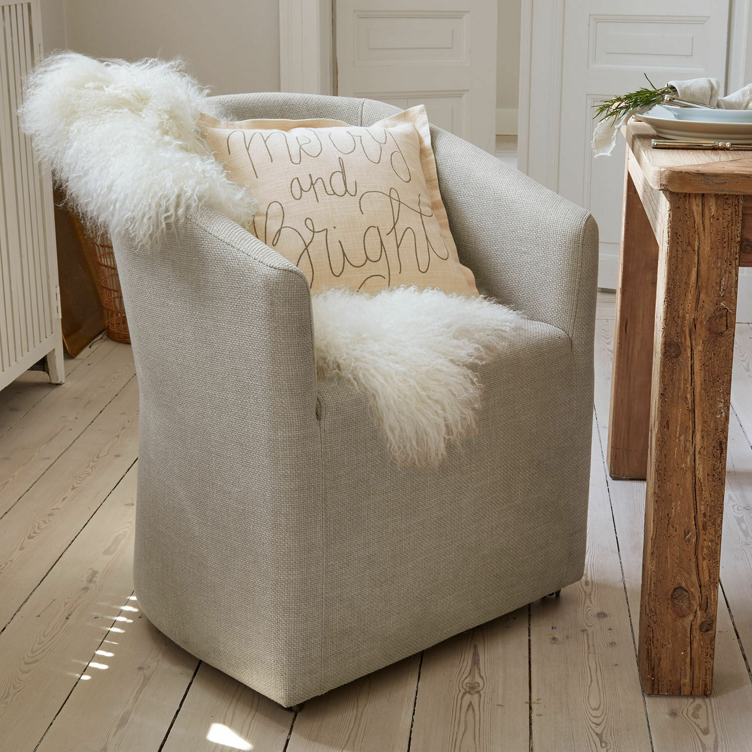 Sessel mit Rollen Holmsen